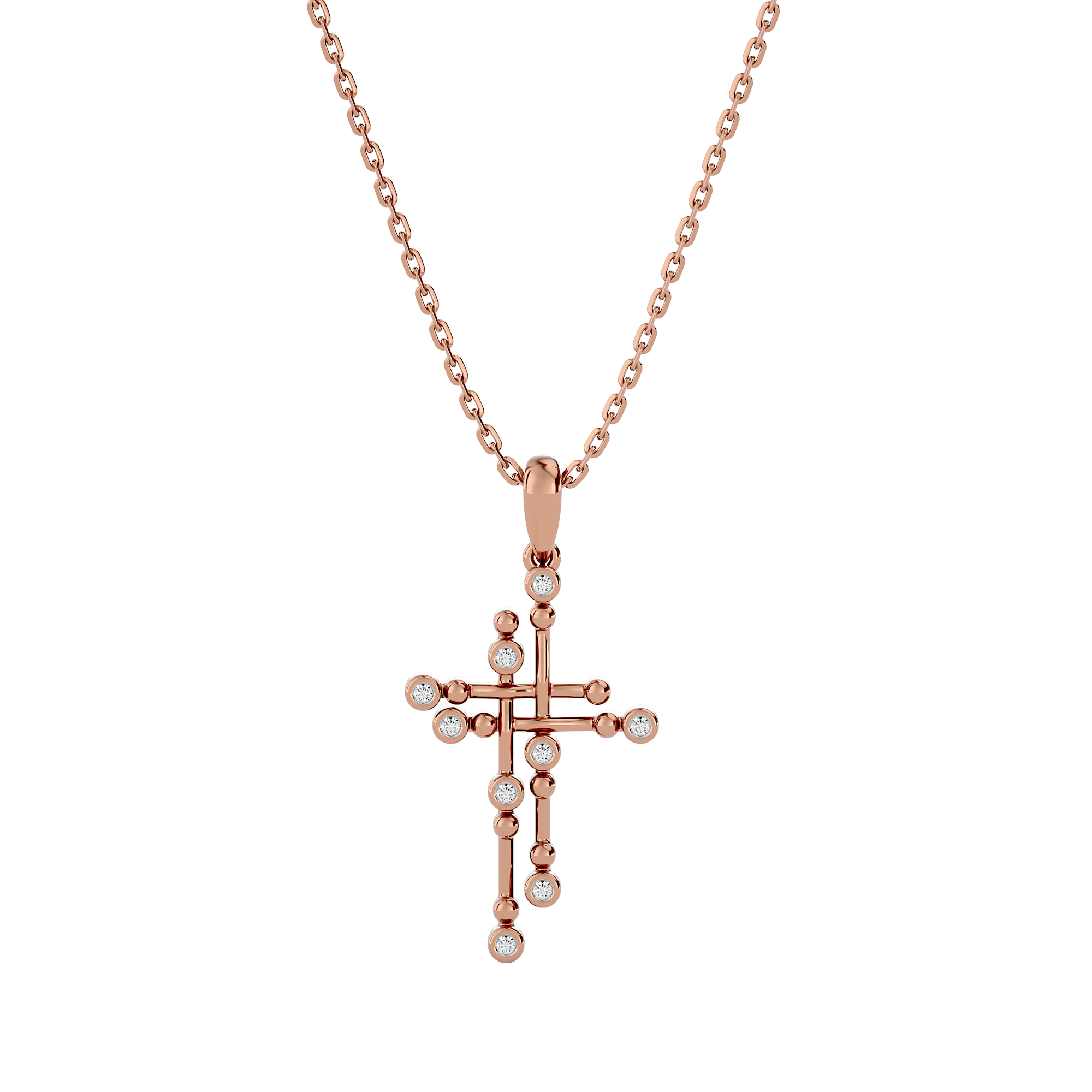 Cross Lab Grown Diamond Pendant