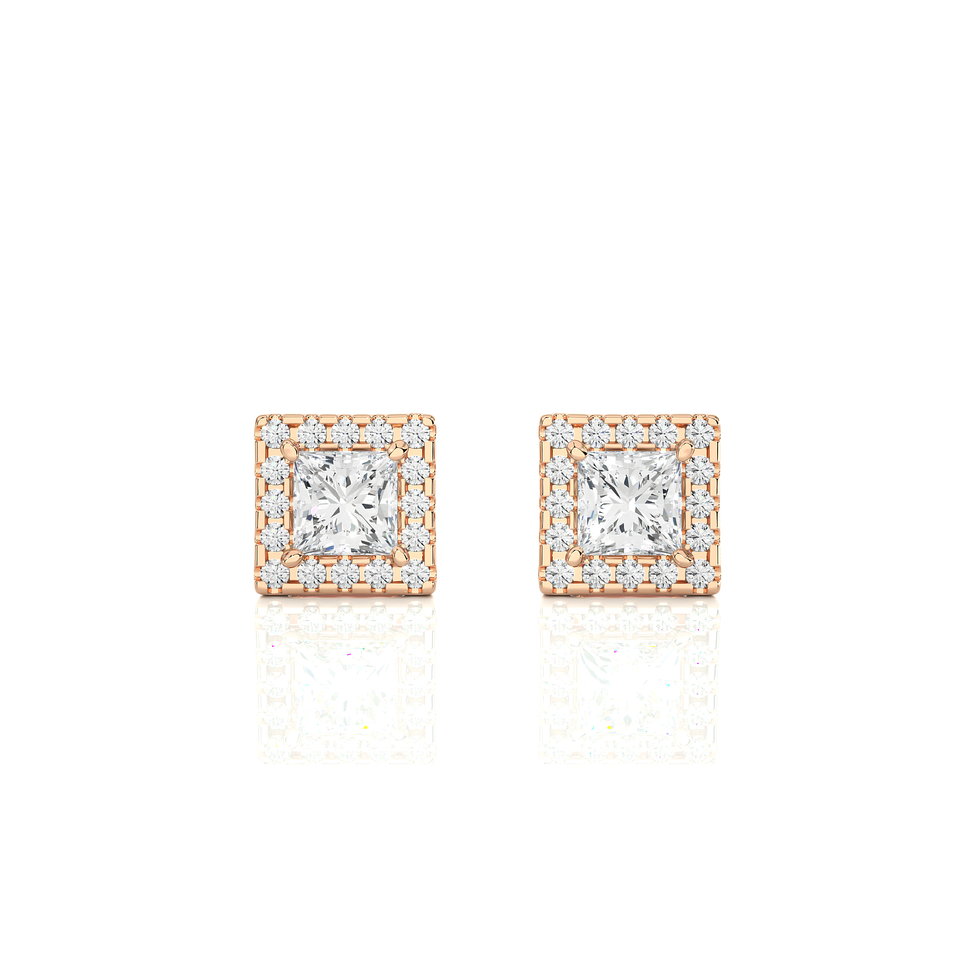 Chic Cluster Princess Earrings