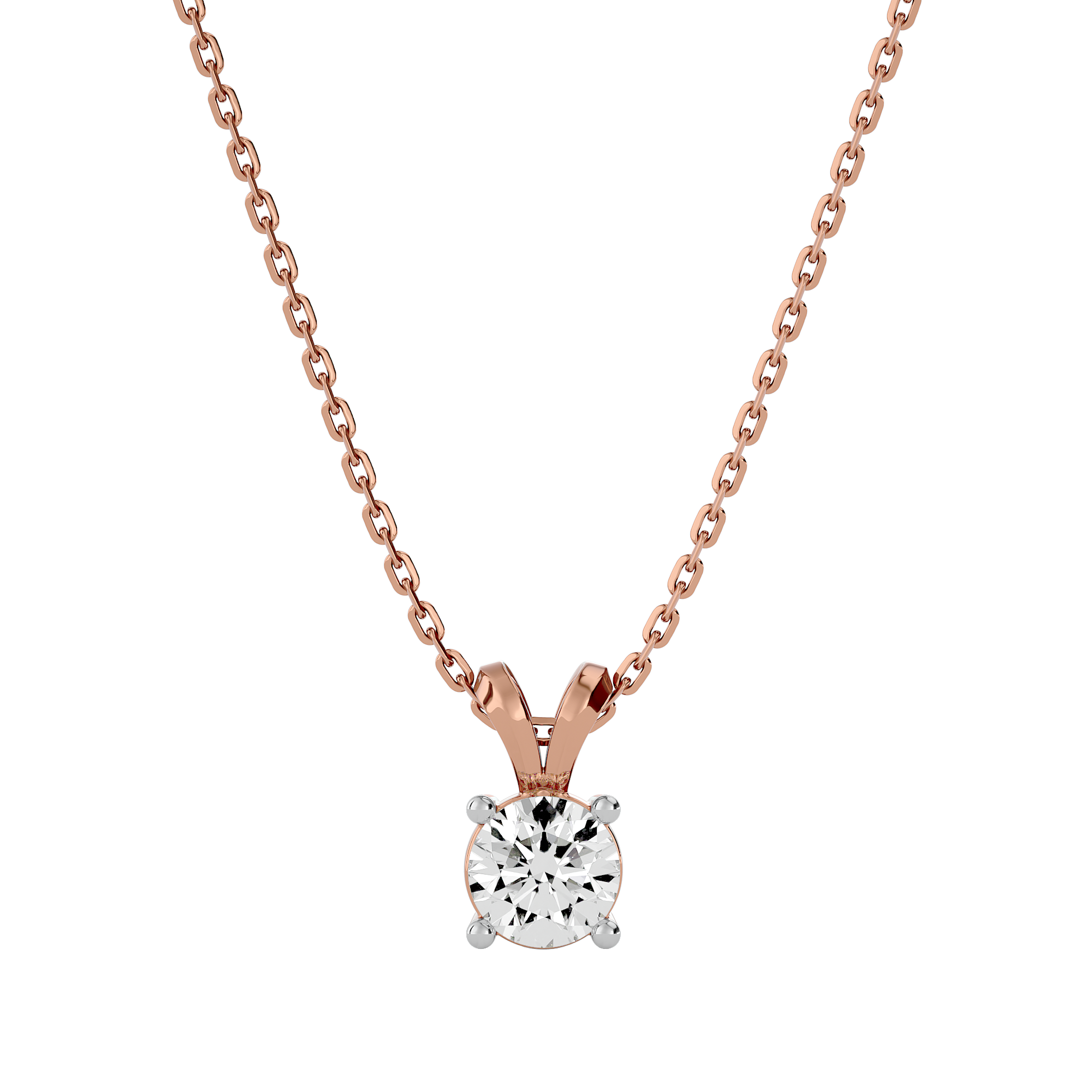 Aurora's Radience Solitaire Lab Grown Diamond Pendant