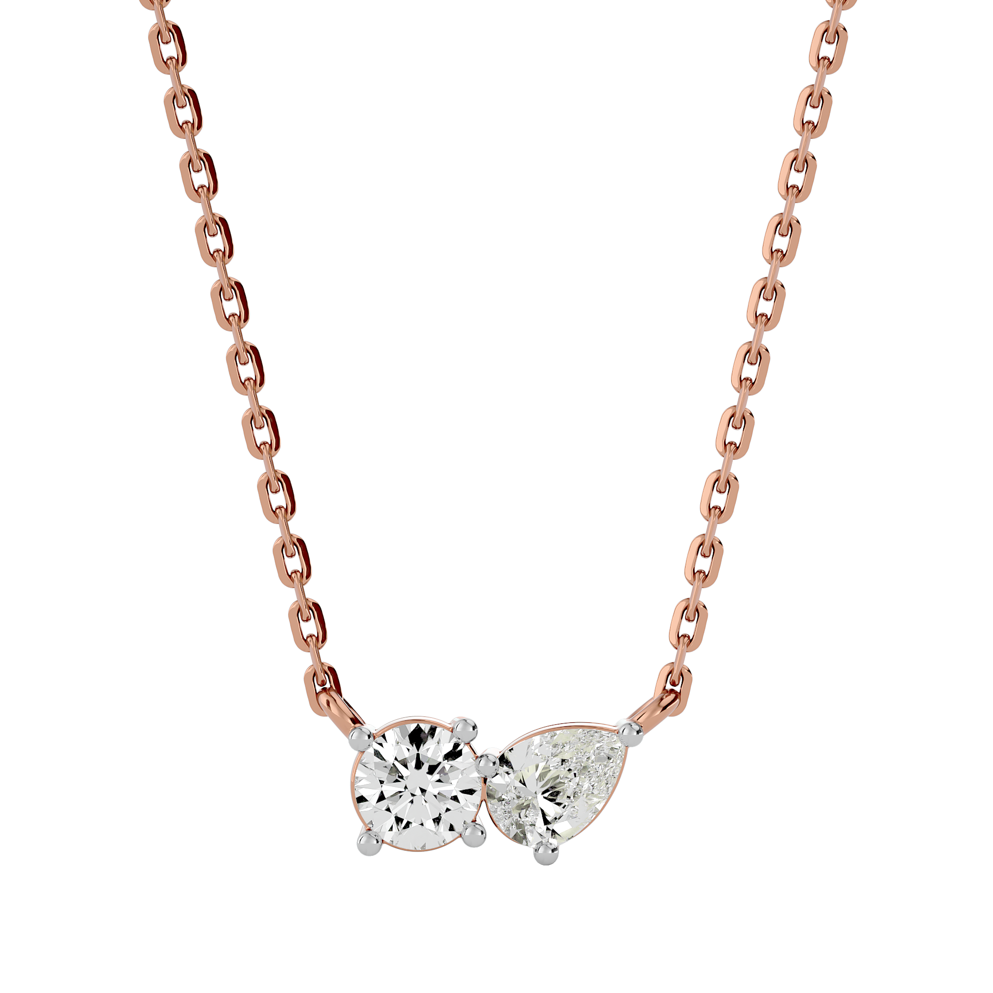 Opulent Duo Brilliance Lab Grown Diamond Pendant