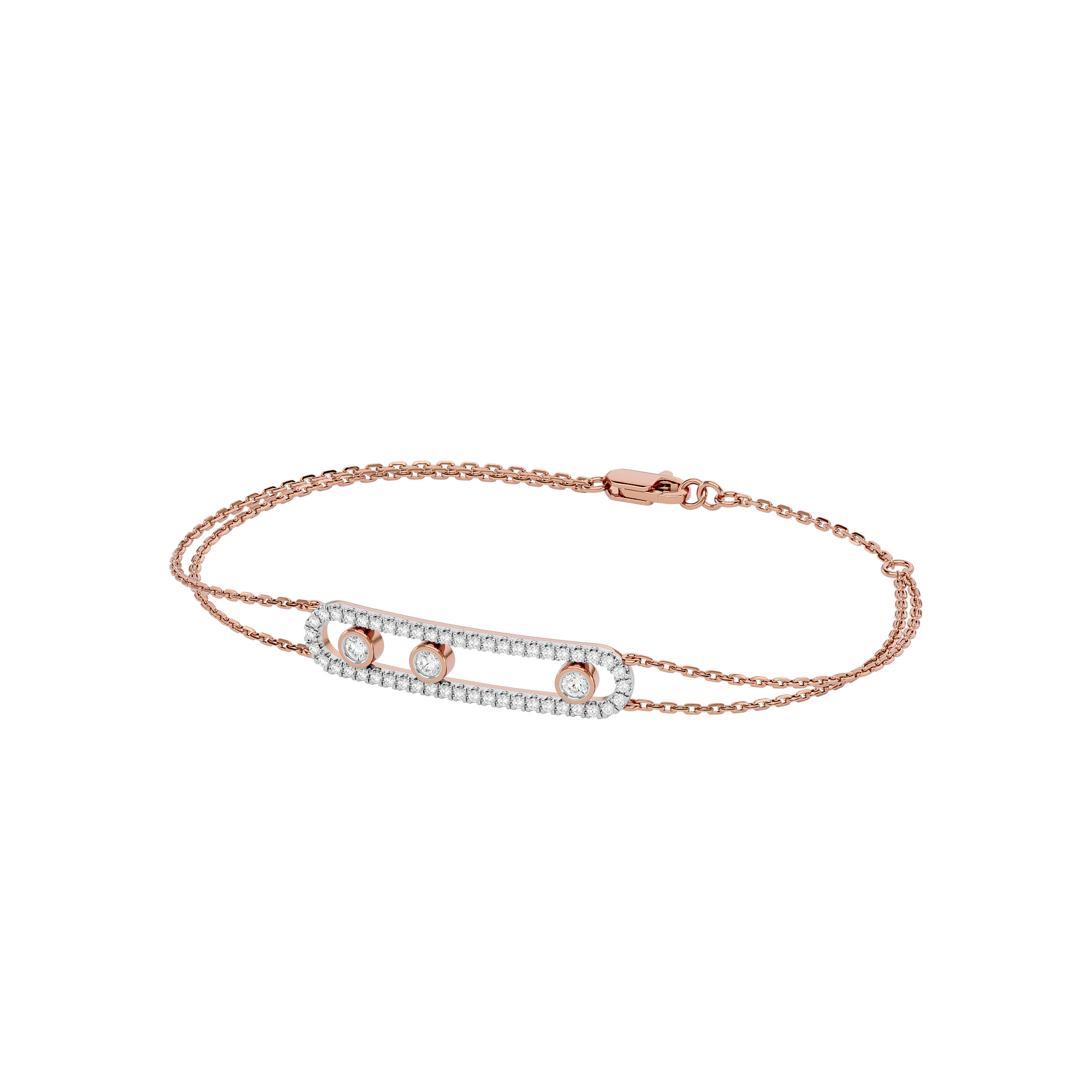 Opulent Allure Lab Grown Diamond Bracelet