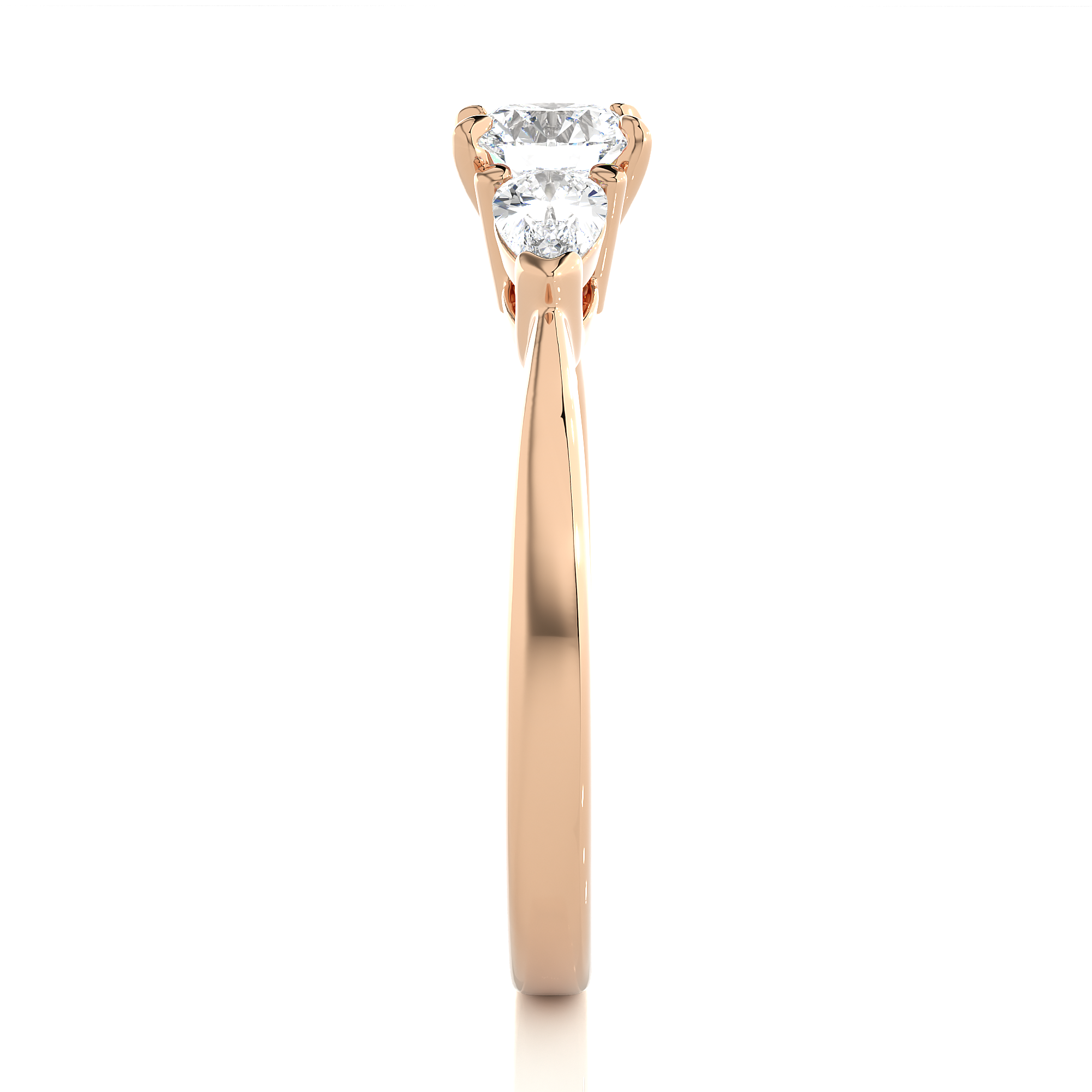 FlorIta Solitaire Lab Grown Diamond Ring