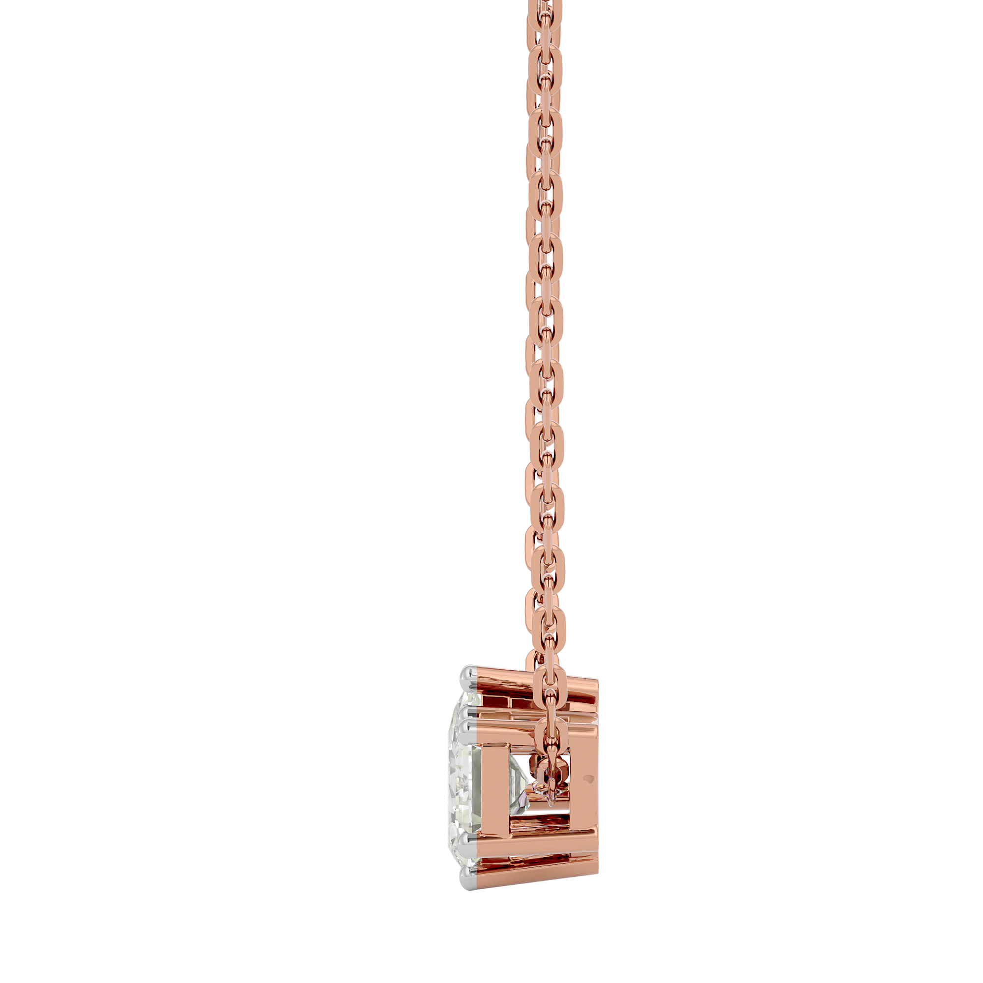 Opulent Royale Solitaire Lab Grown Diamond Pendant