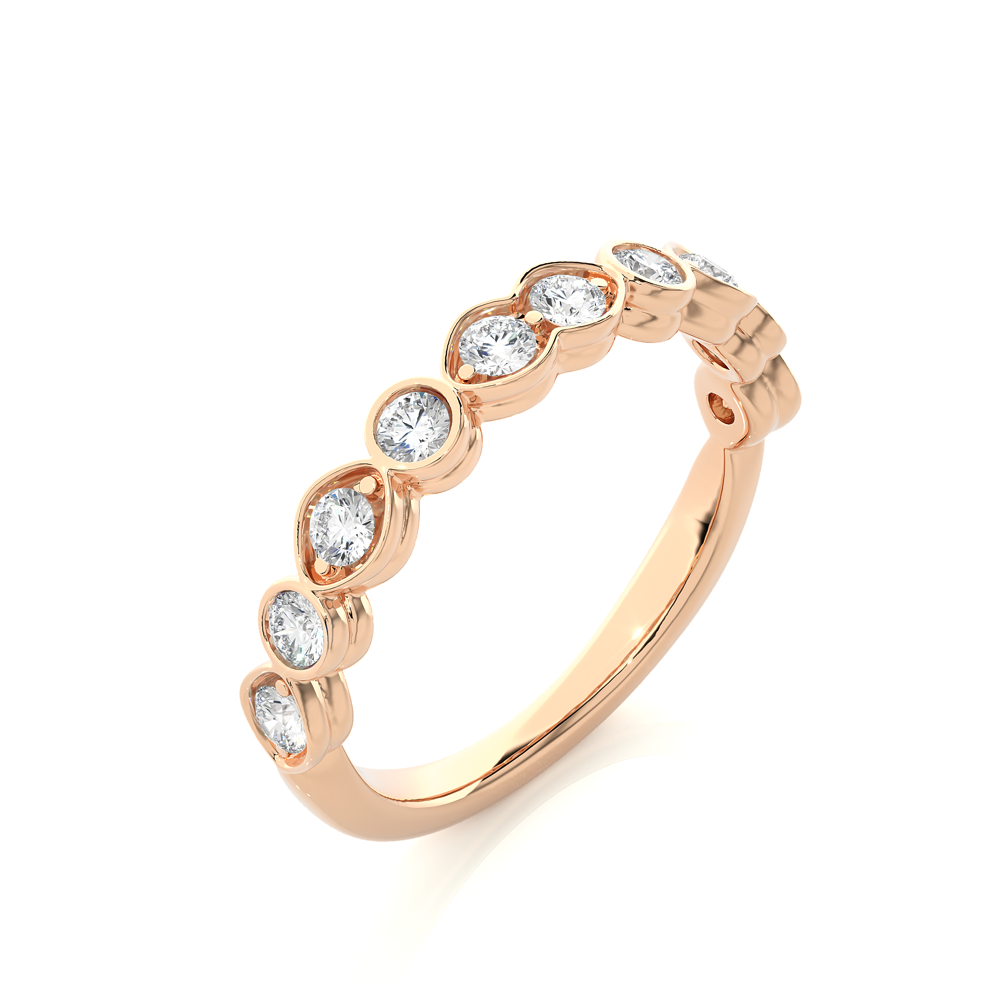 Symphony of Hearts Solitaire Lab Grown Diamond Ring