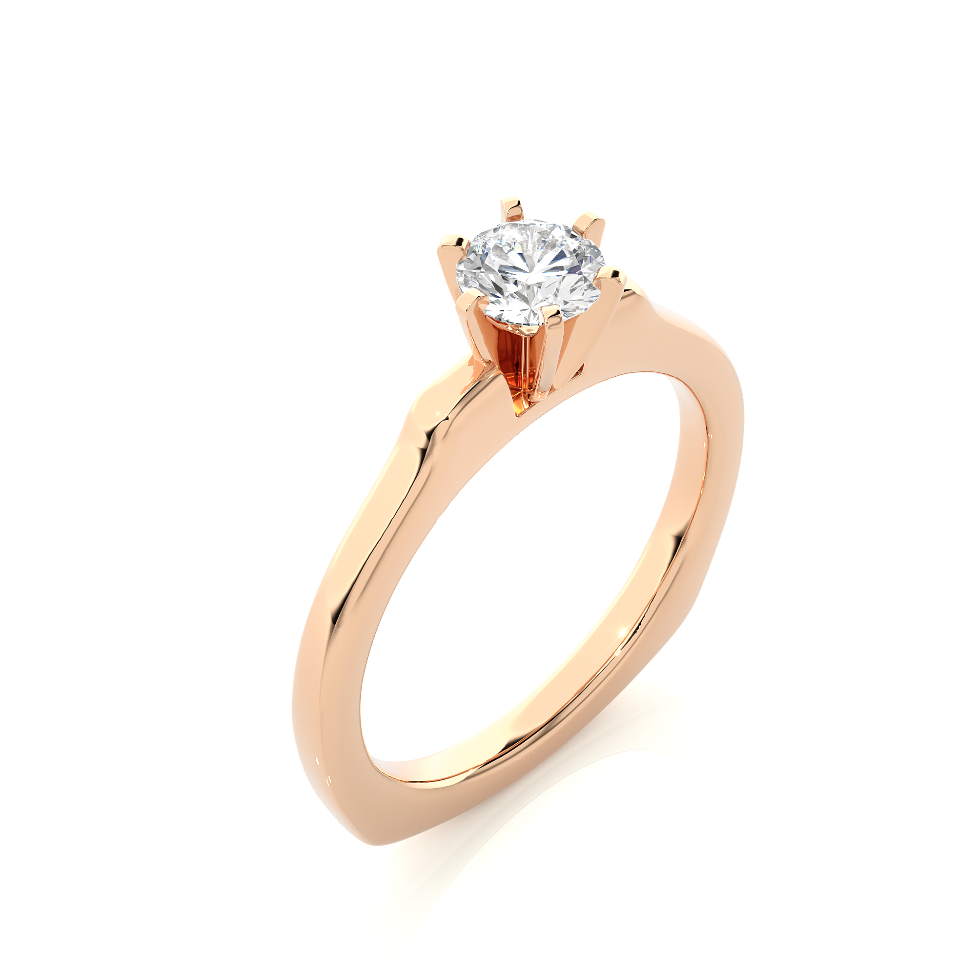 Cassiopeia Solitaire Lab Grown Diamond Ring