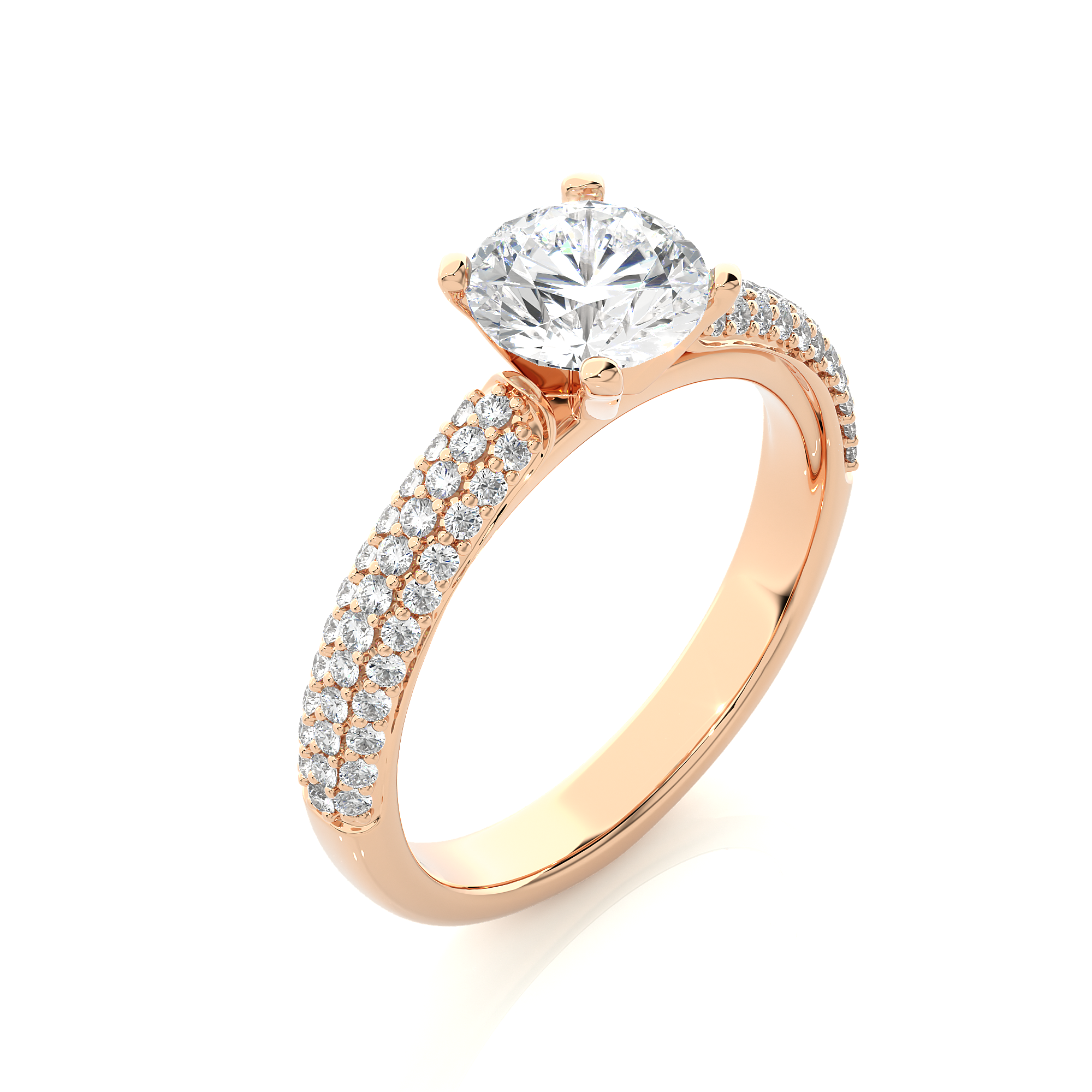 Zephyr Solitaire Lab Grown Diamond Ring