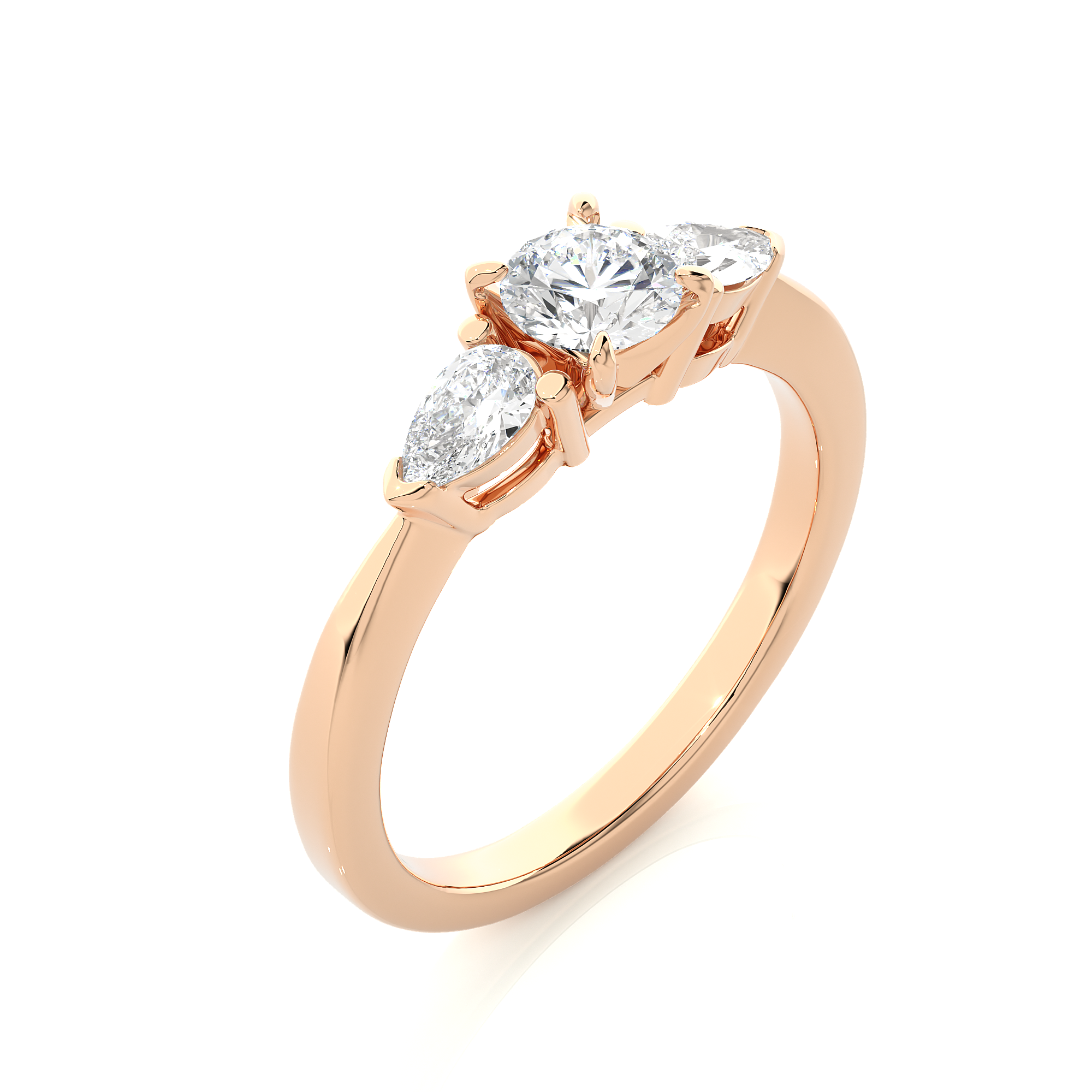 FlorIta Solitaire Lab Grown Diamond Ring