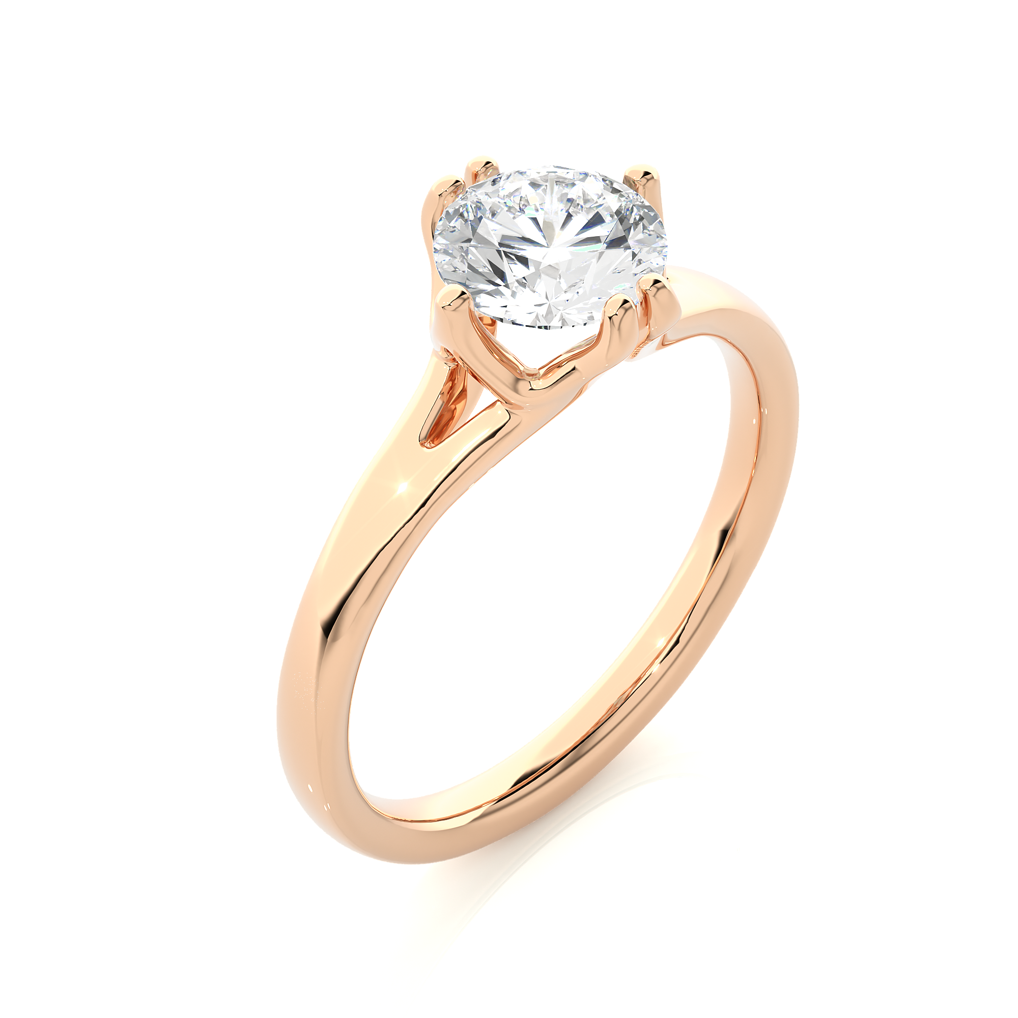 Halo Haven Solitaire Lab Grown Diamond Ring