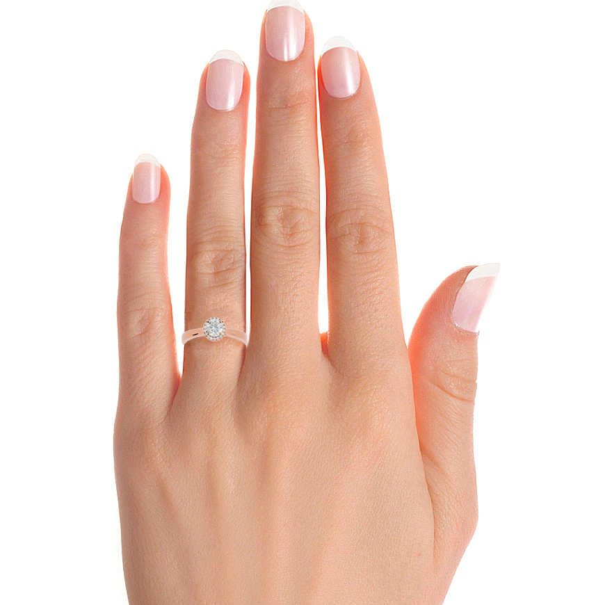 Saffira Solitaire Lab Grown Diamond Ring