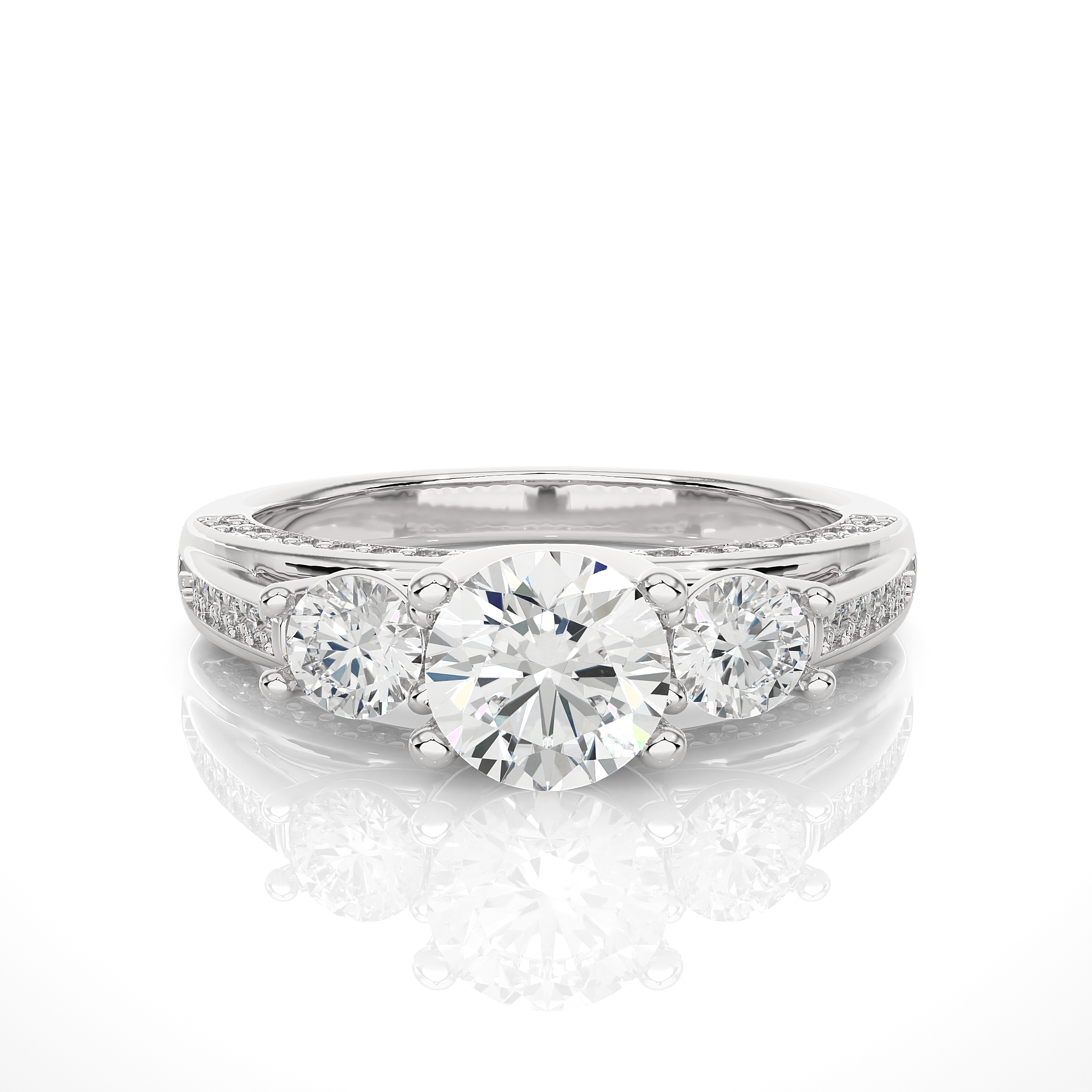 Sonnet Solitaire Lab Grown Diamond Ring