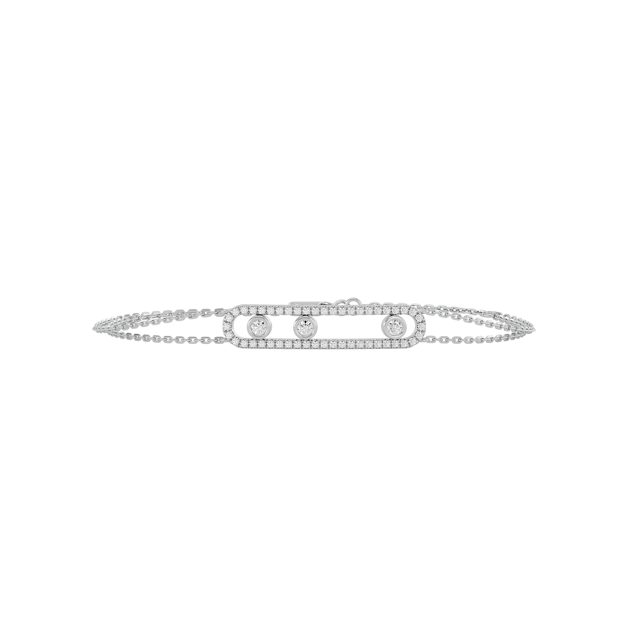 Opulent Allure Lab Grown Diamond Bracelet