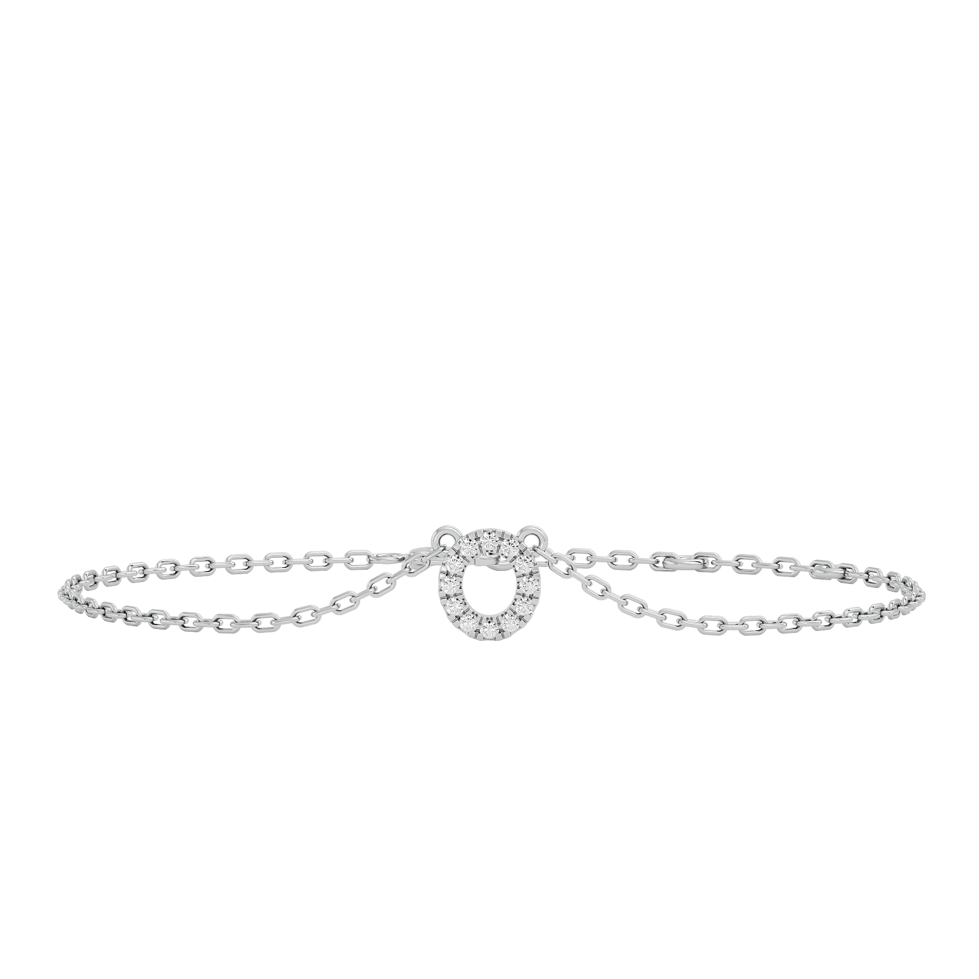 Circle of Elegance Chain Lab Grown Diamond Bracelet