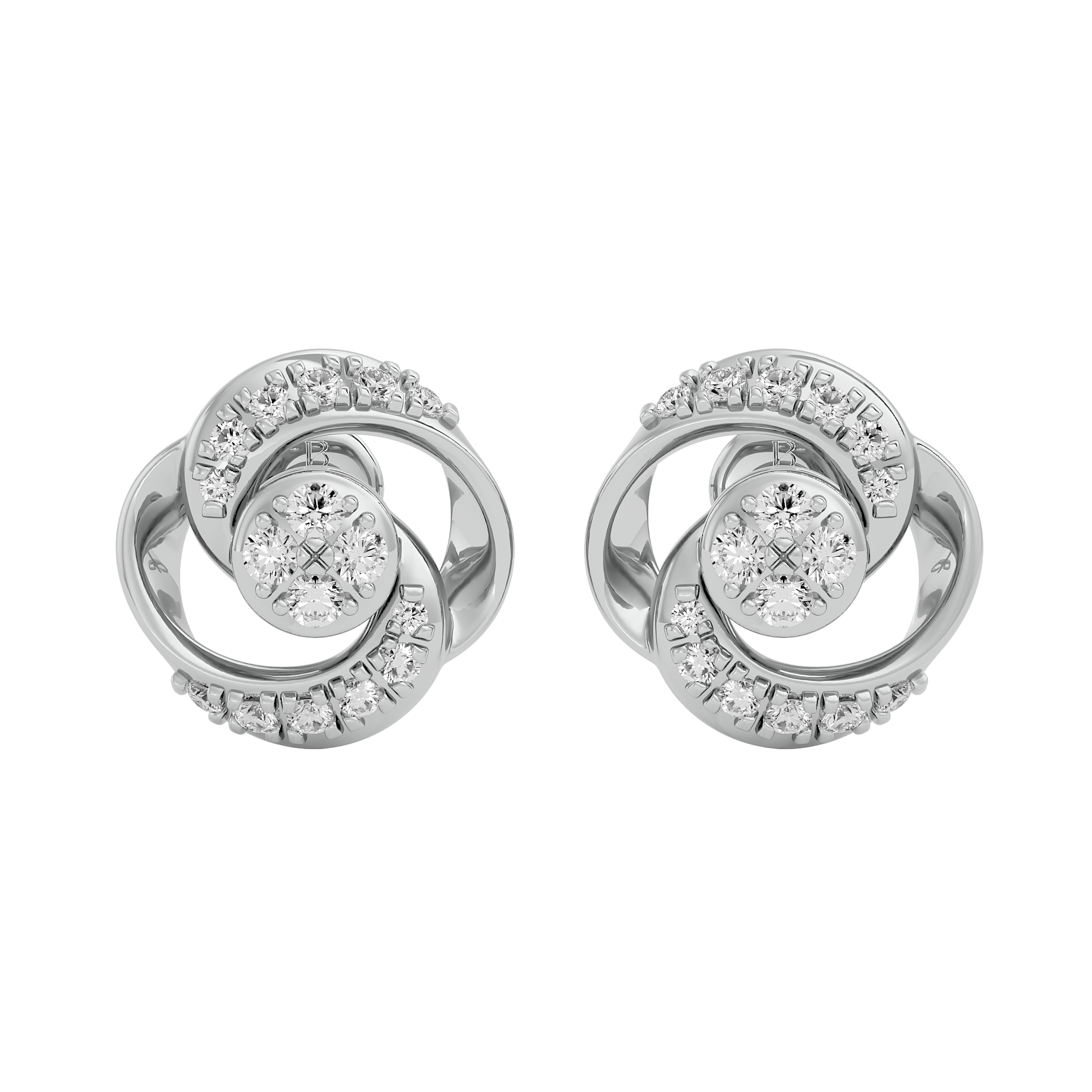 Aurora Bloom Lab Grown Diamond Earrings
