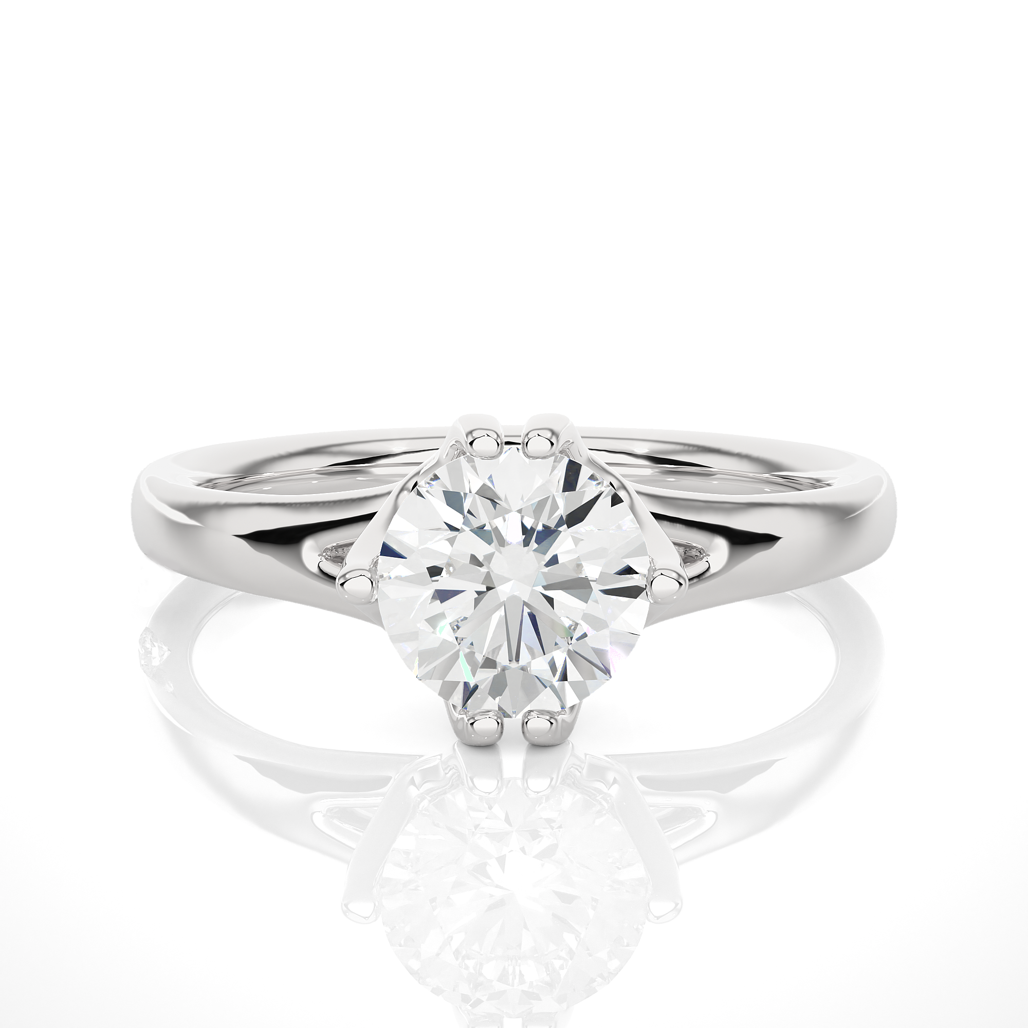 Halo Haven Solitaire Lab Grown Diamond Ring