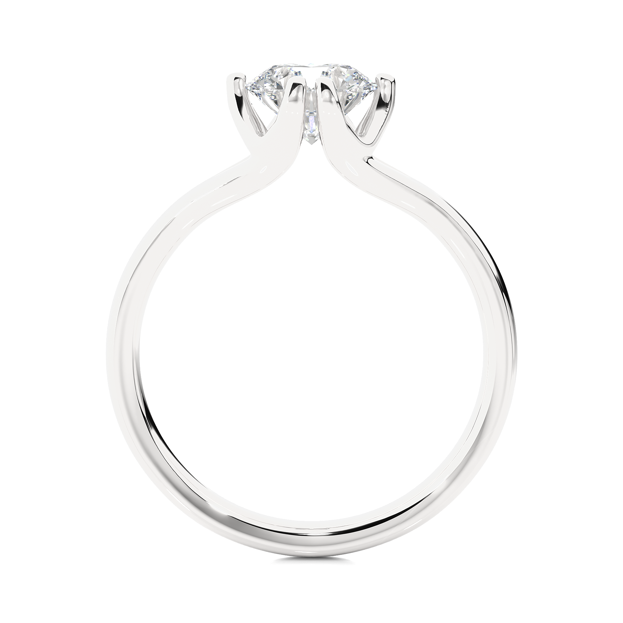 Halo Haven Solitaire Lab Grown Diamond Ring