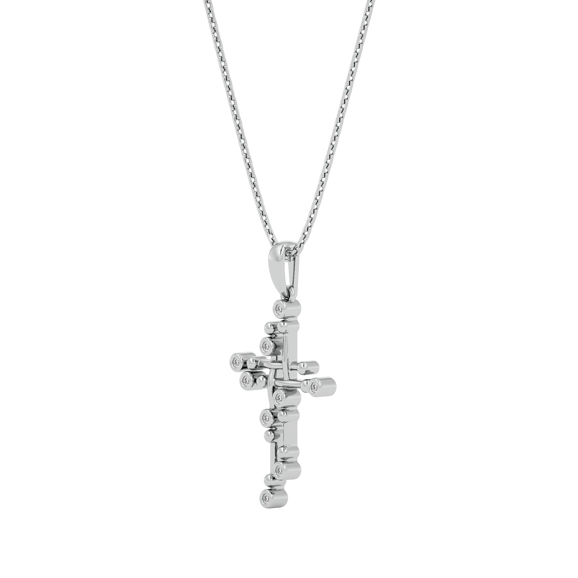 Cross Lab Grown Diamond Pendant