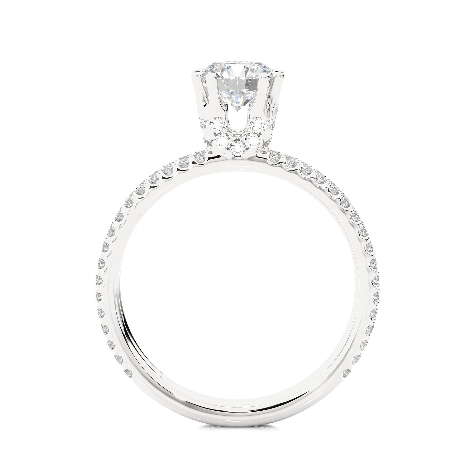 Love Song Rose Solitaire Lab Grown Diamond Ring