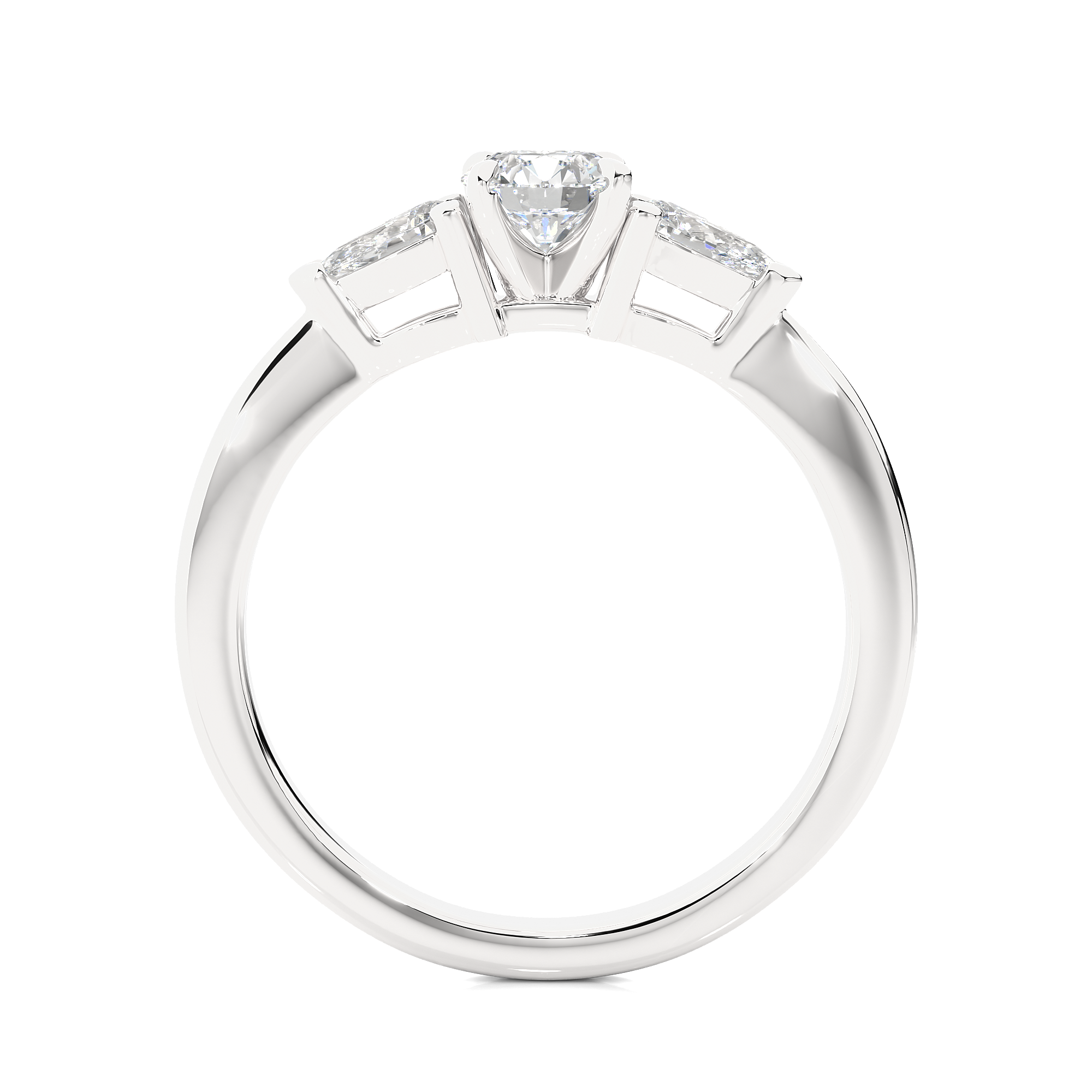 FlorIta Solitaire Lab Grown Diamond Ring