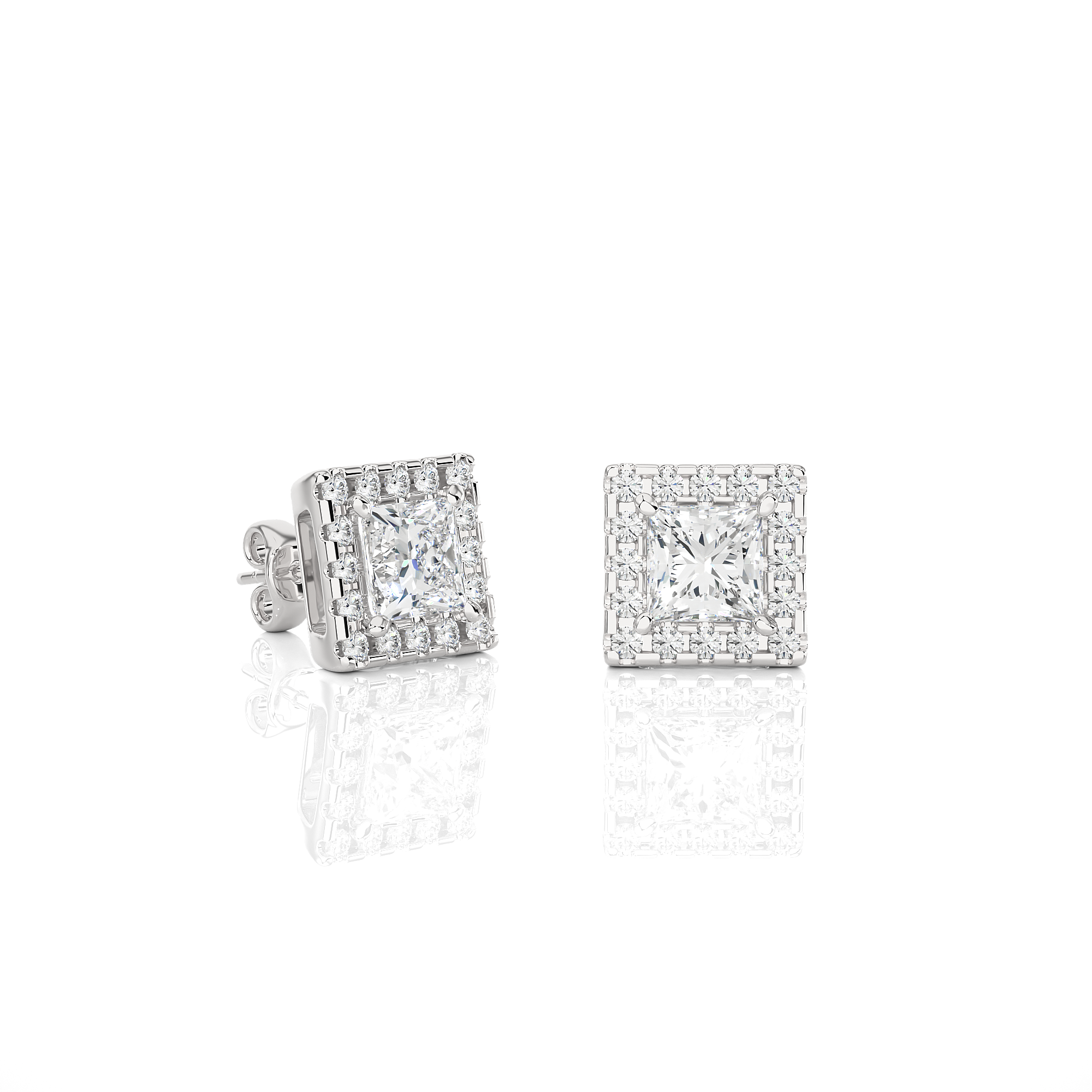 Chic Cluster Princess Earrings