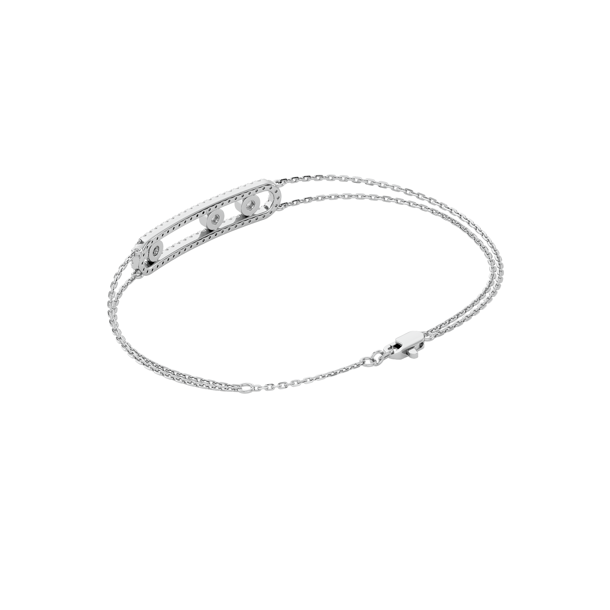 Opulent Allure Lab Grown Diamond Bracelet