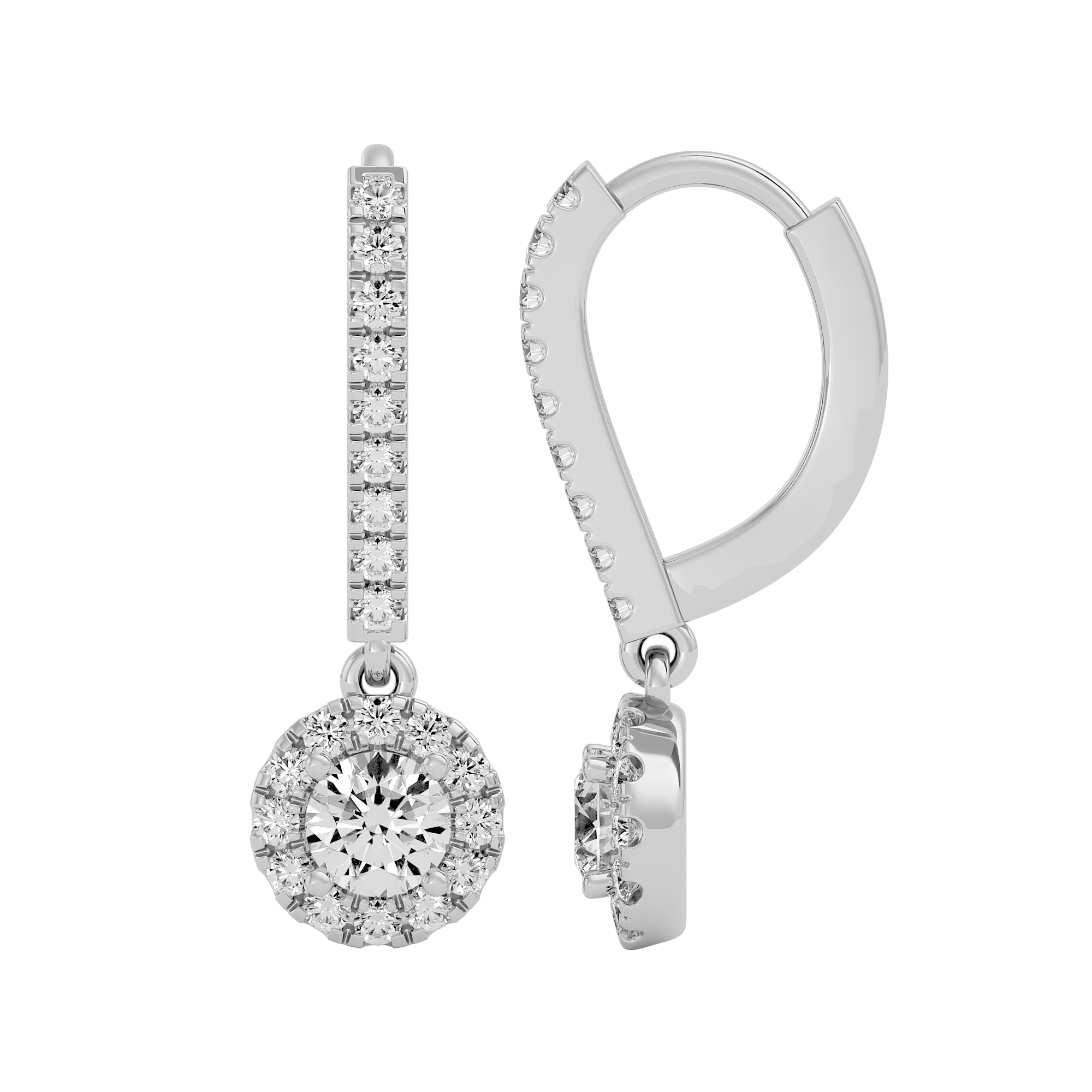 Infinite Grace Solitaire Lab Grown Diamond Earrings