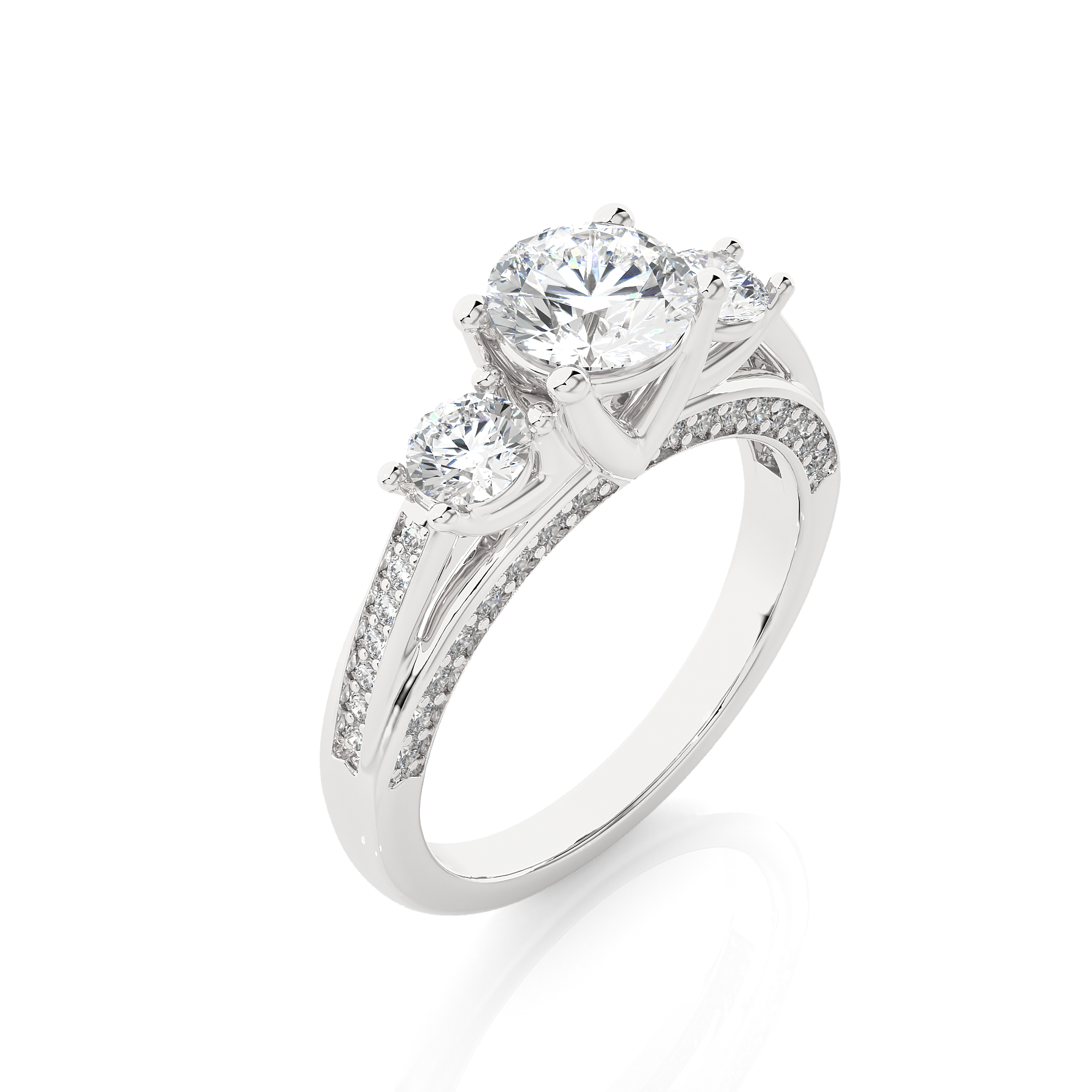 Sonnet Solitaire Lab Grown Diamond Ring