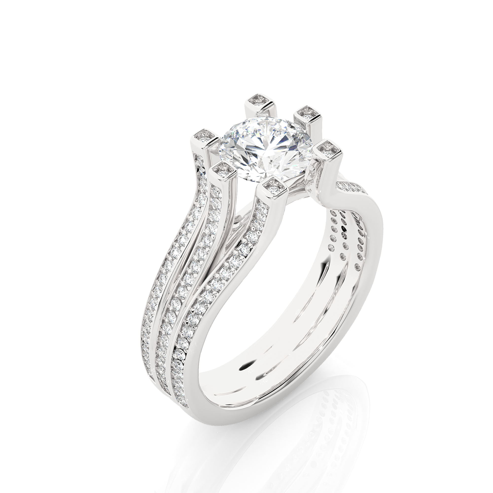 Viperia Solitaire Lab Grown Diamond Ring