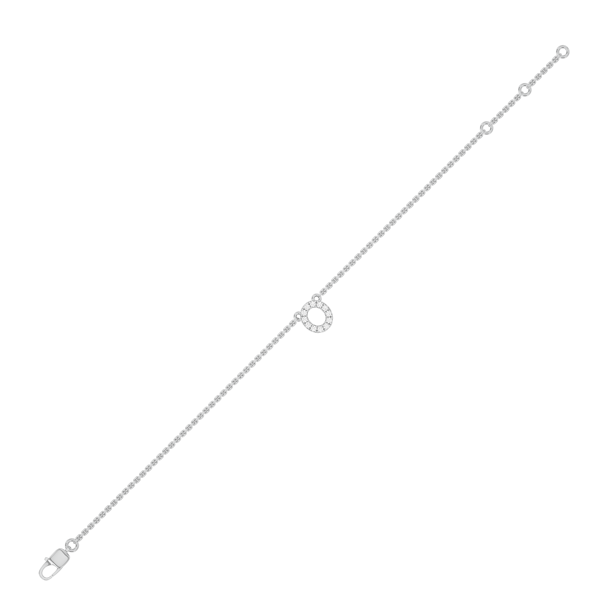 Circle of Elegance Chain Lab Grown Diamond Bracelet