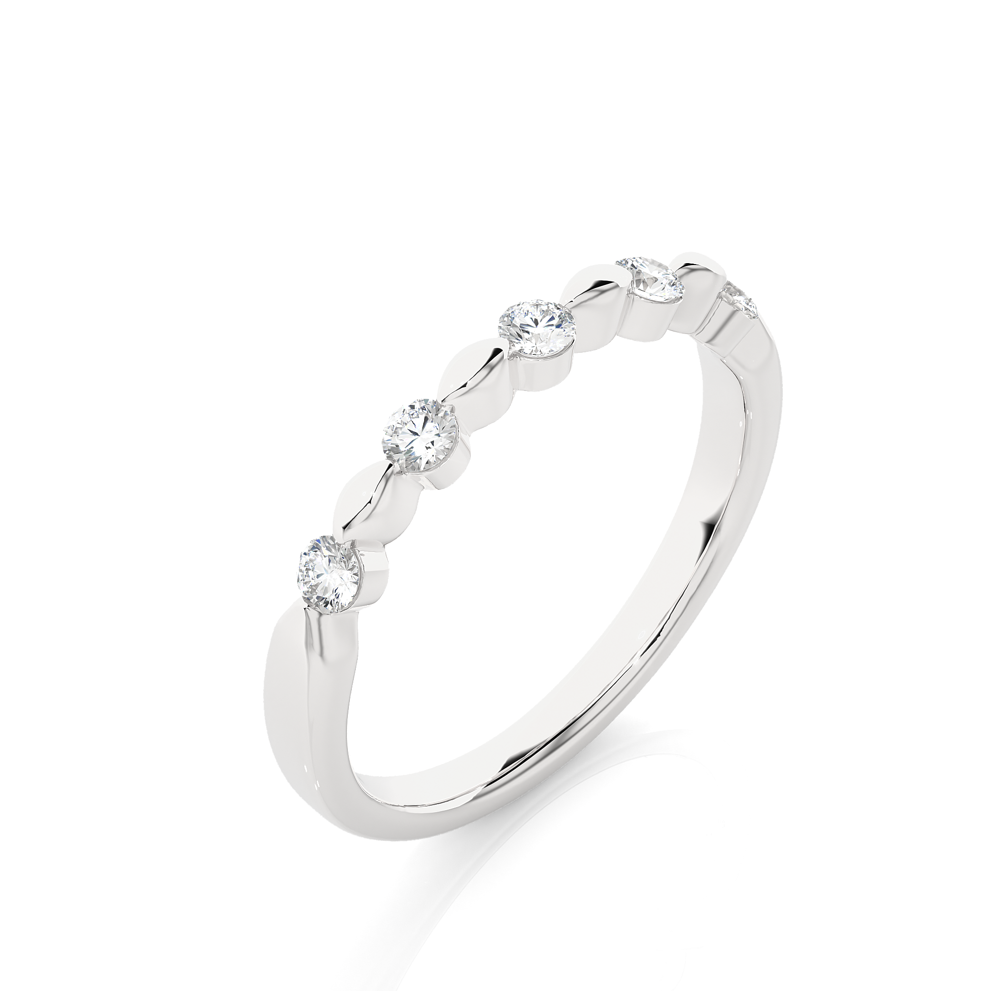 Melody of Affection Solitaire Lab Grown Diamond Ring