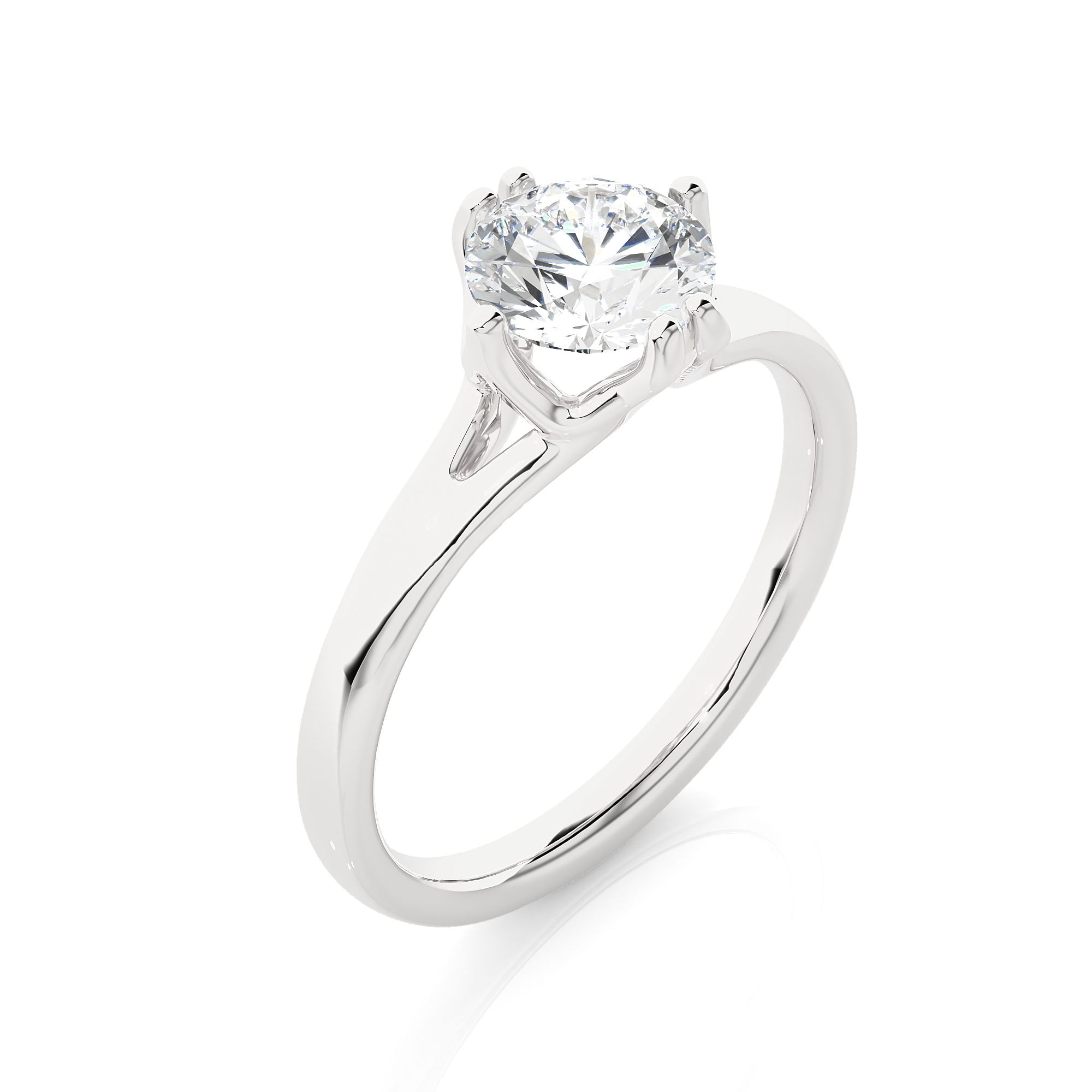 Halo Haven Solitaire Lab Grown Diamond Ring