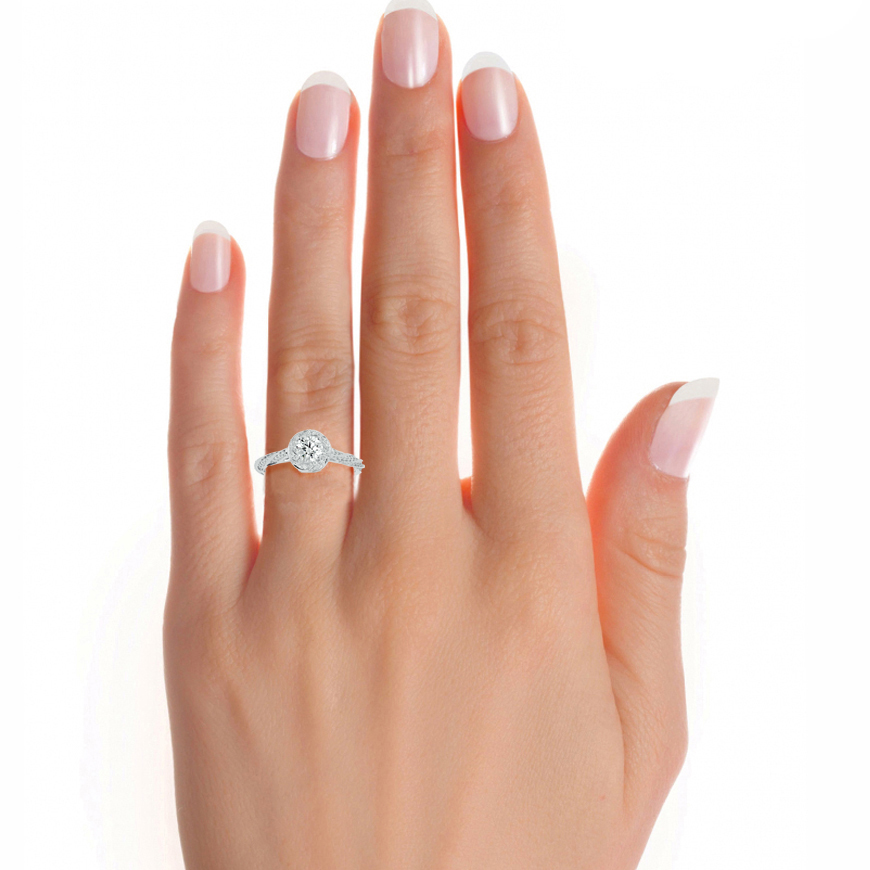 Gyre Solitaire Lab Grown Diamond Ring