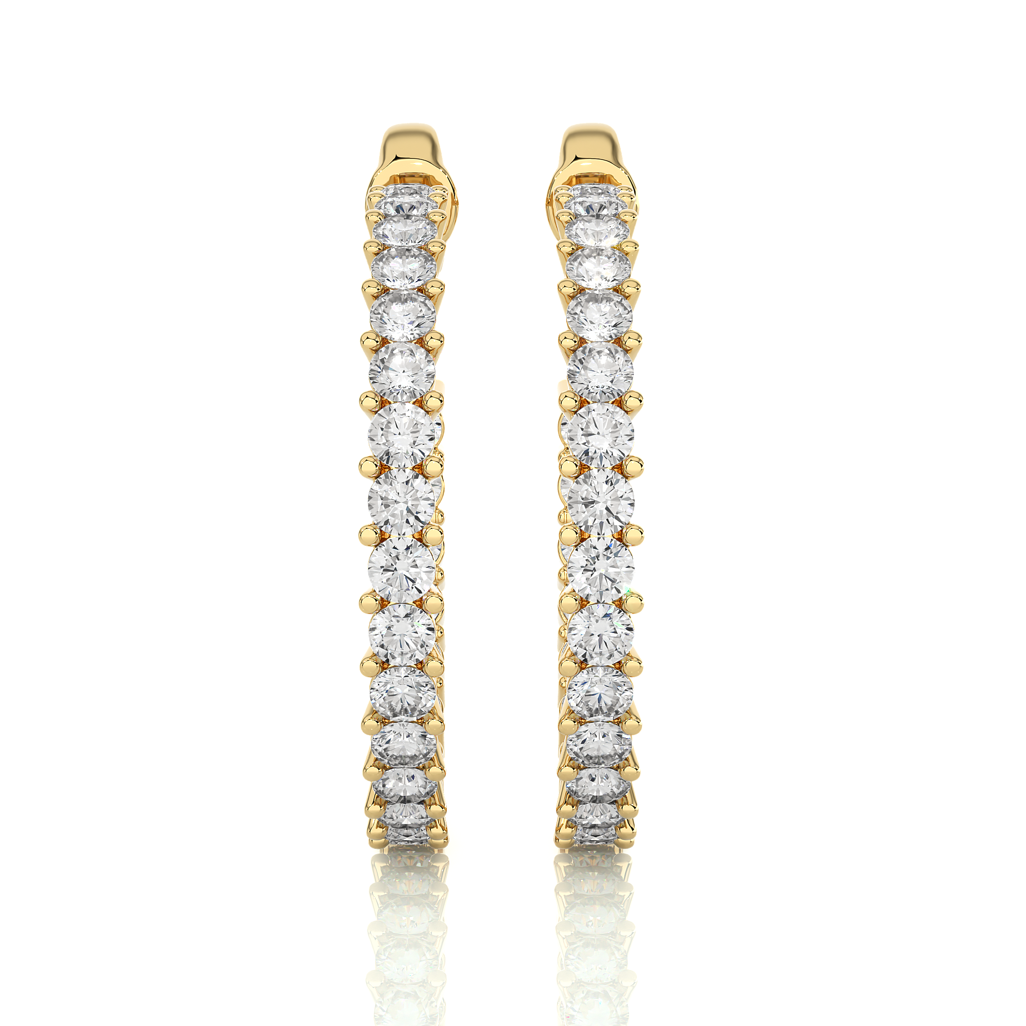 Astral Lab Grown Diamond Hoop Earrings