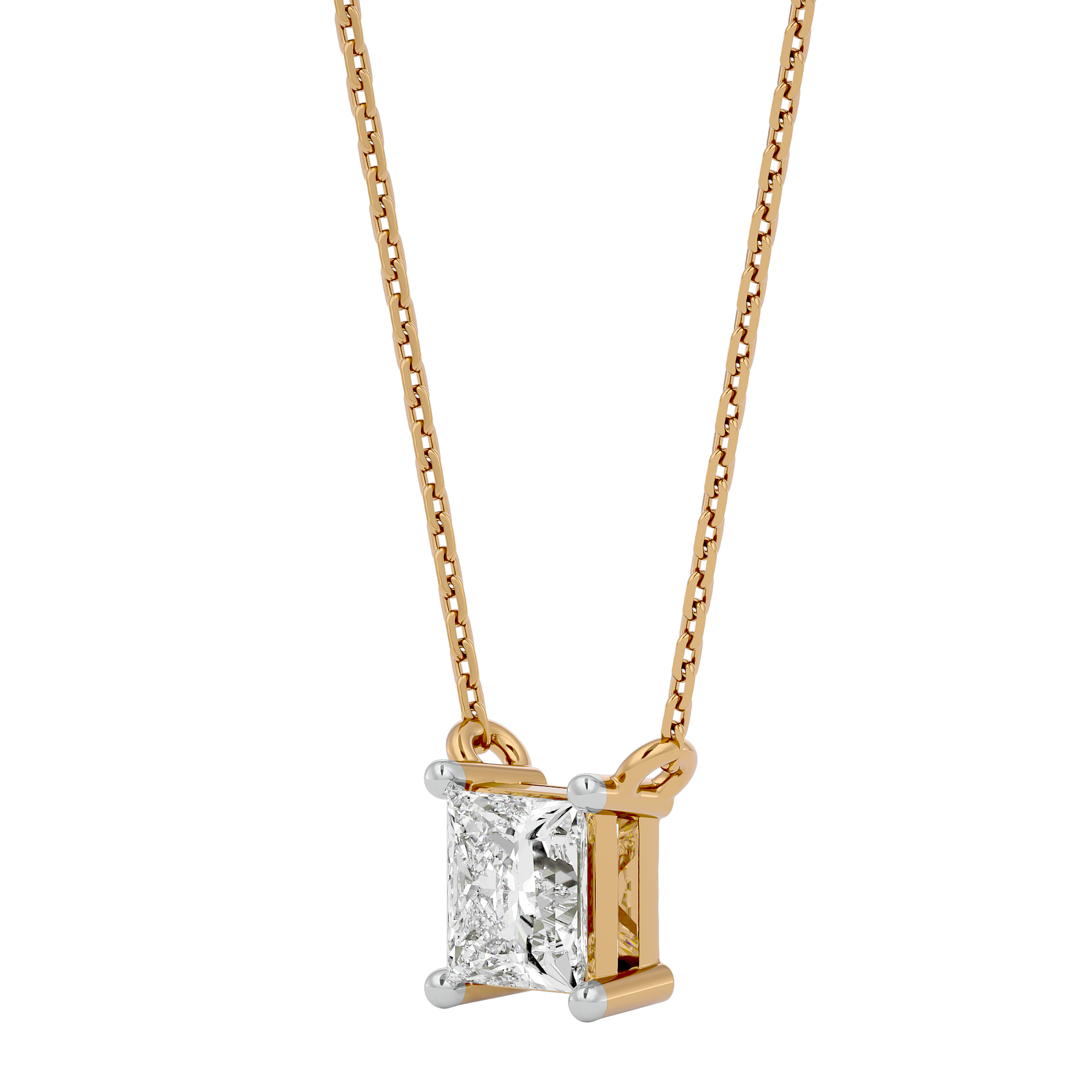 Aurelia Radiance Solitaire Lab Grown Diamond Pendant