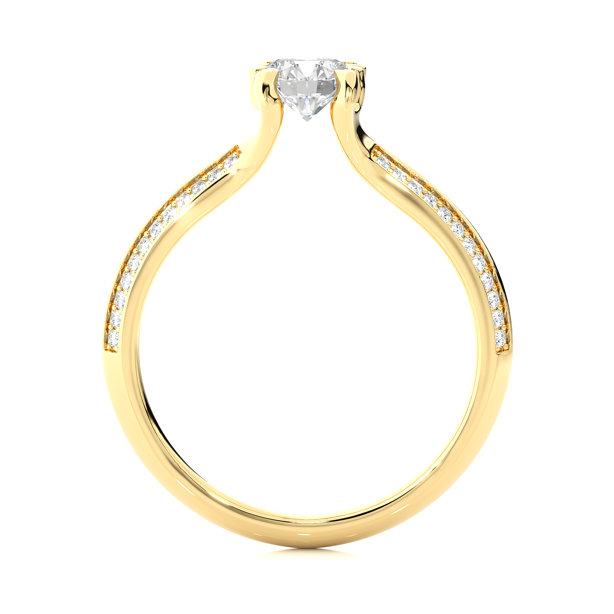 Blitzen Solitaire Lab Grown Diamond Ring