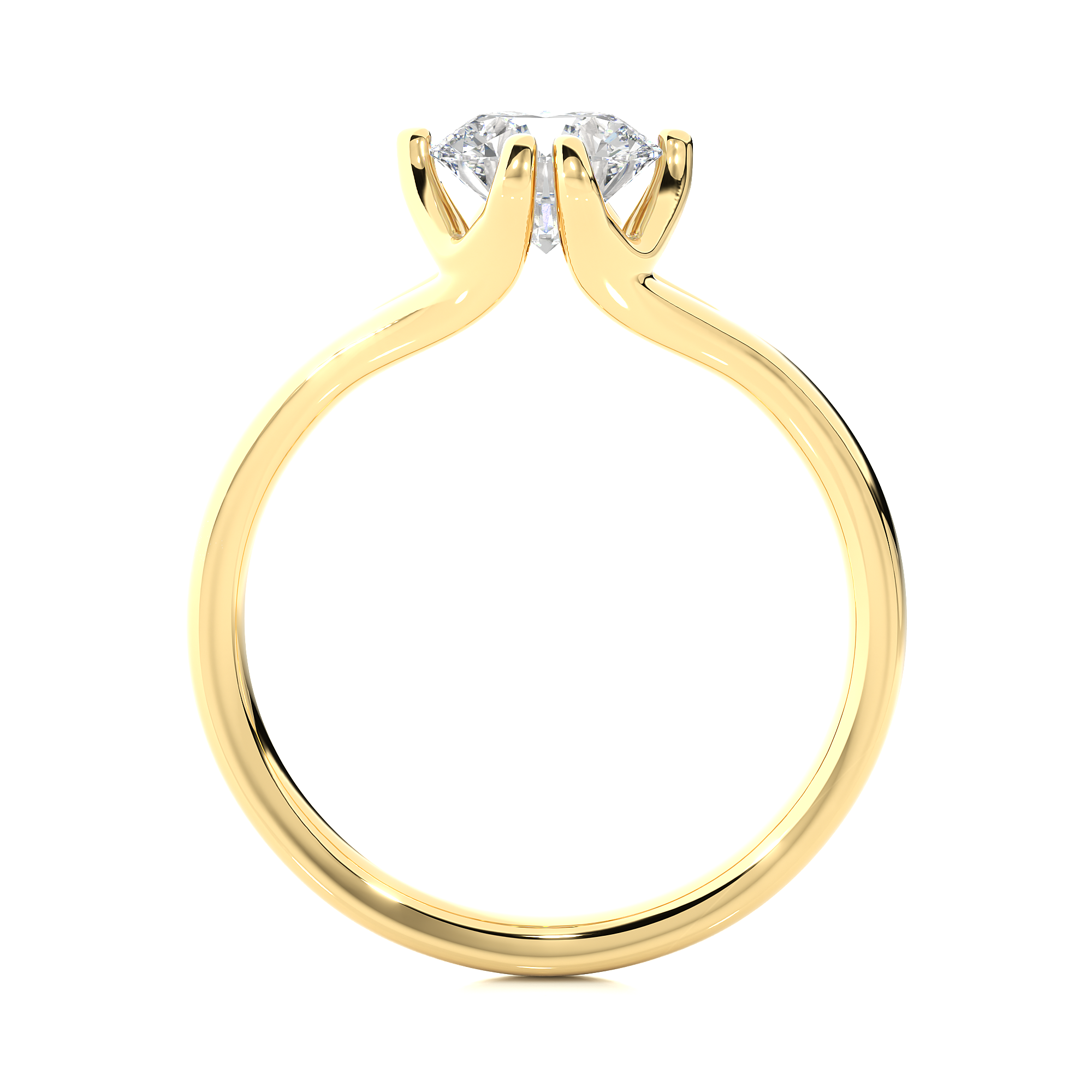 Halo Haven Solitaire Lab Grown Diamond Ring