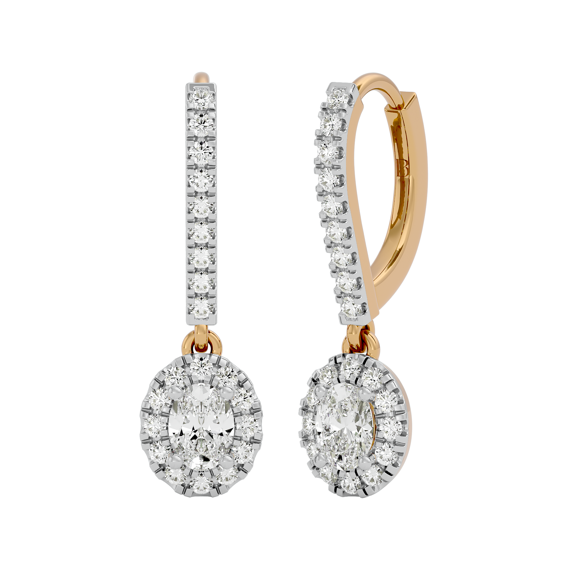 The Isadore Silver Earrings - buy latest Rose gold Diamond Earrings designs  online at best price — KO Jewellery