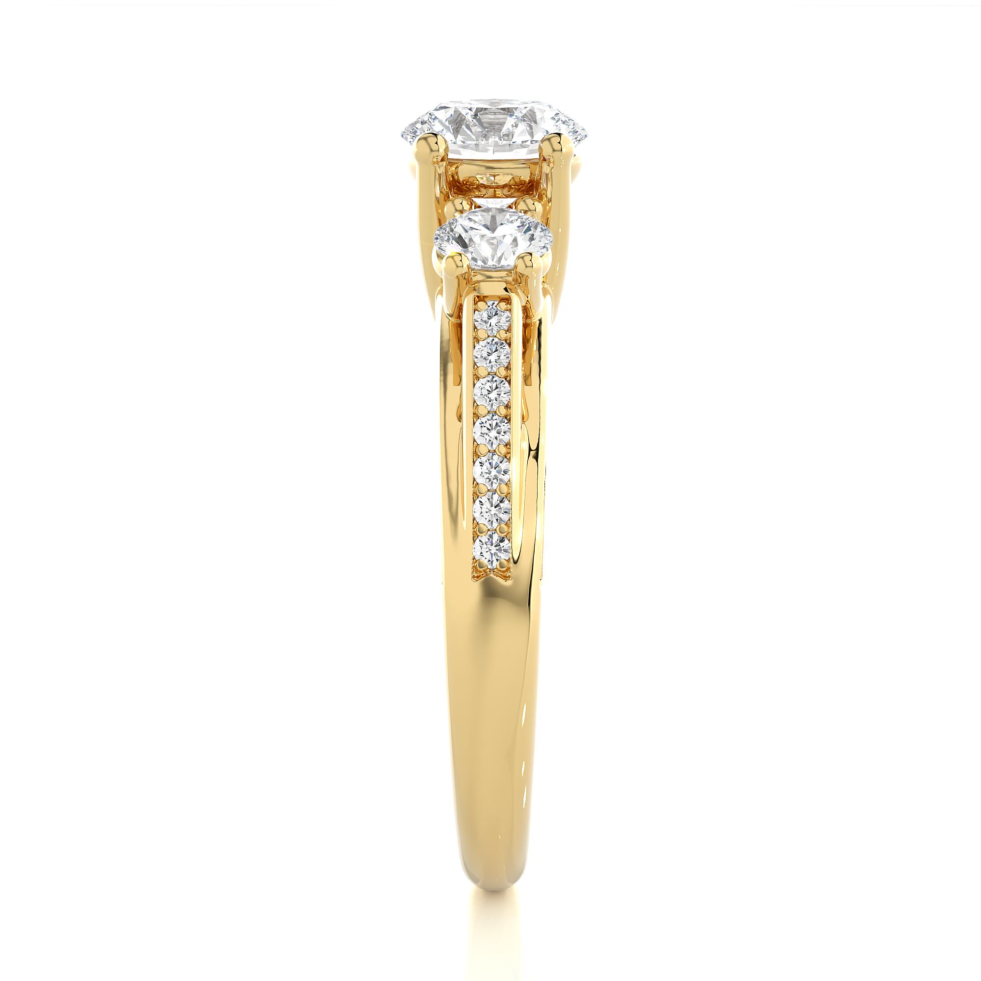 Sonnet Solitaire Lab Grown Diamond Ring