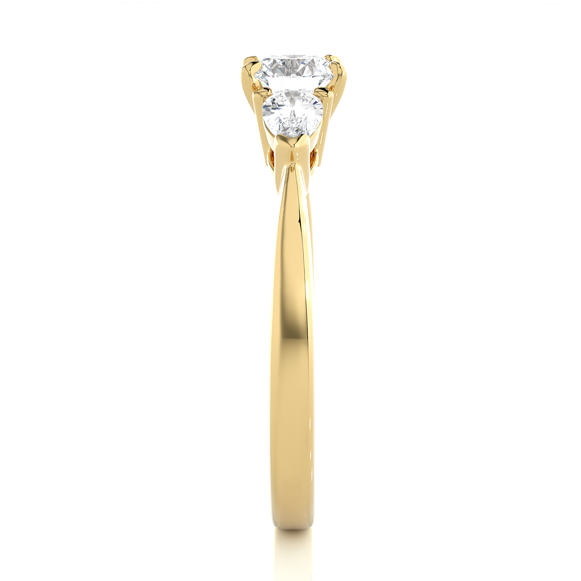 FlorIta Solitaire Lab Grown Diamond Ring