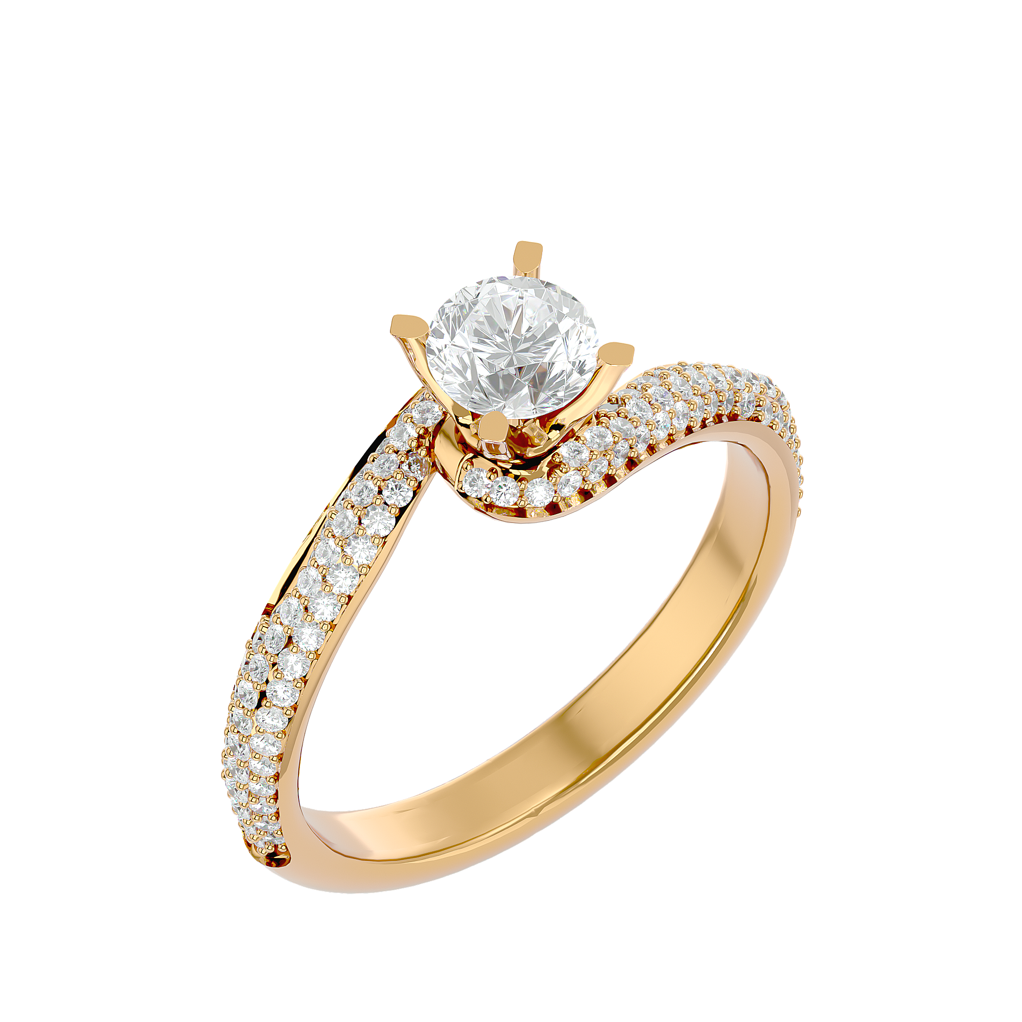 Calin Solitaire Lab Grown Diamond Ring