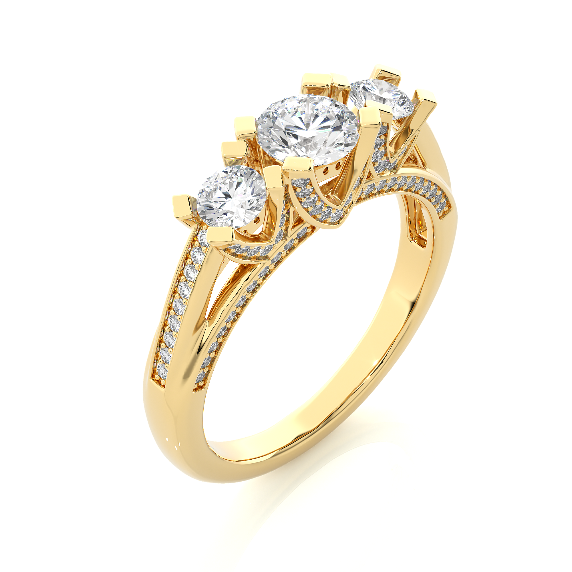 Royale Solitaire Lab Grown Diamond Ring