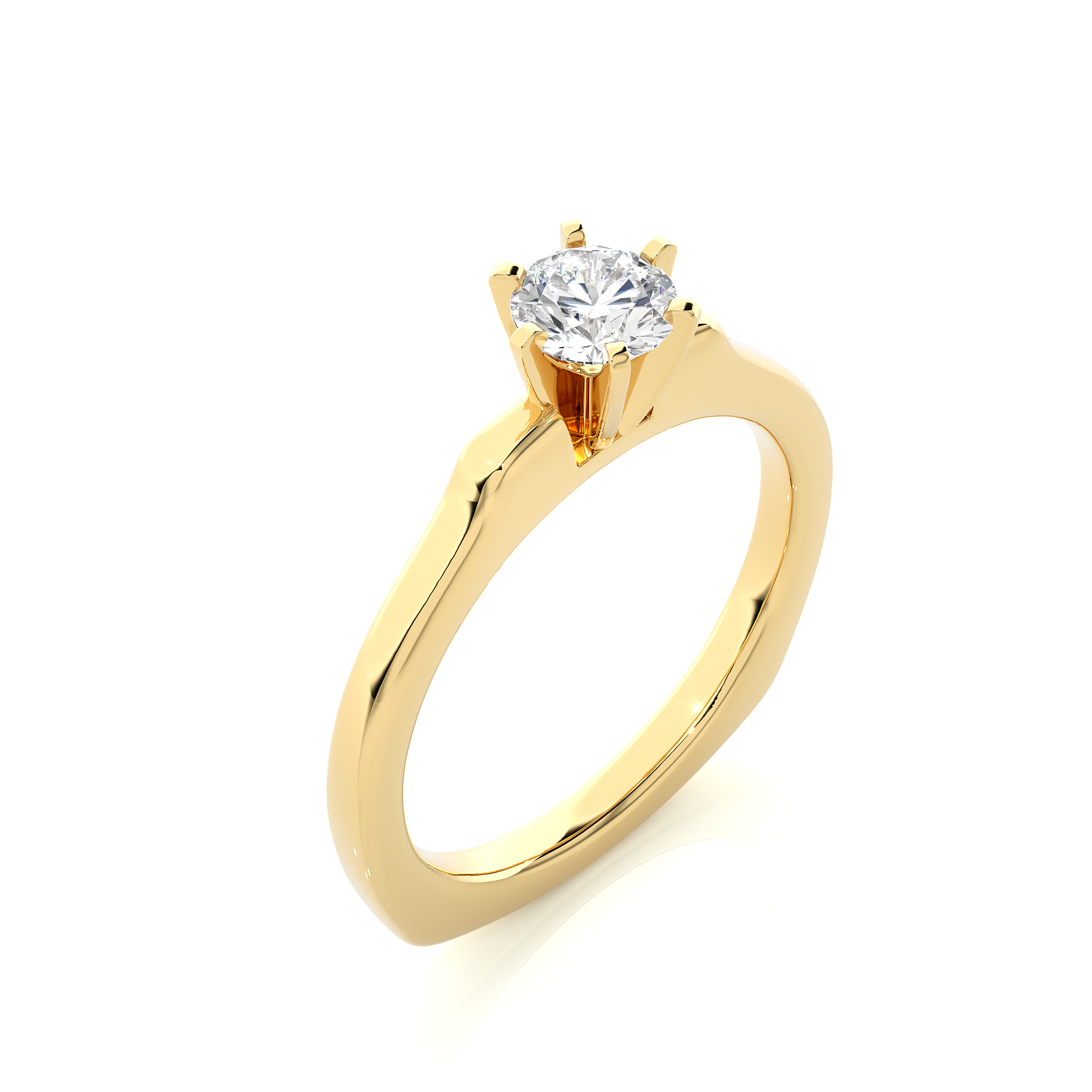 Cassiopeia Solitaire Lab Grown Diamond Ring