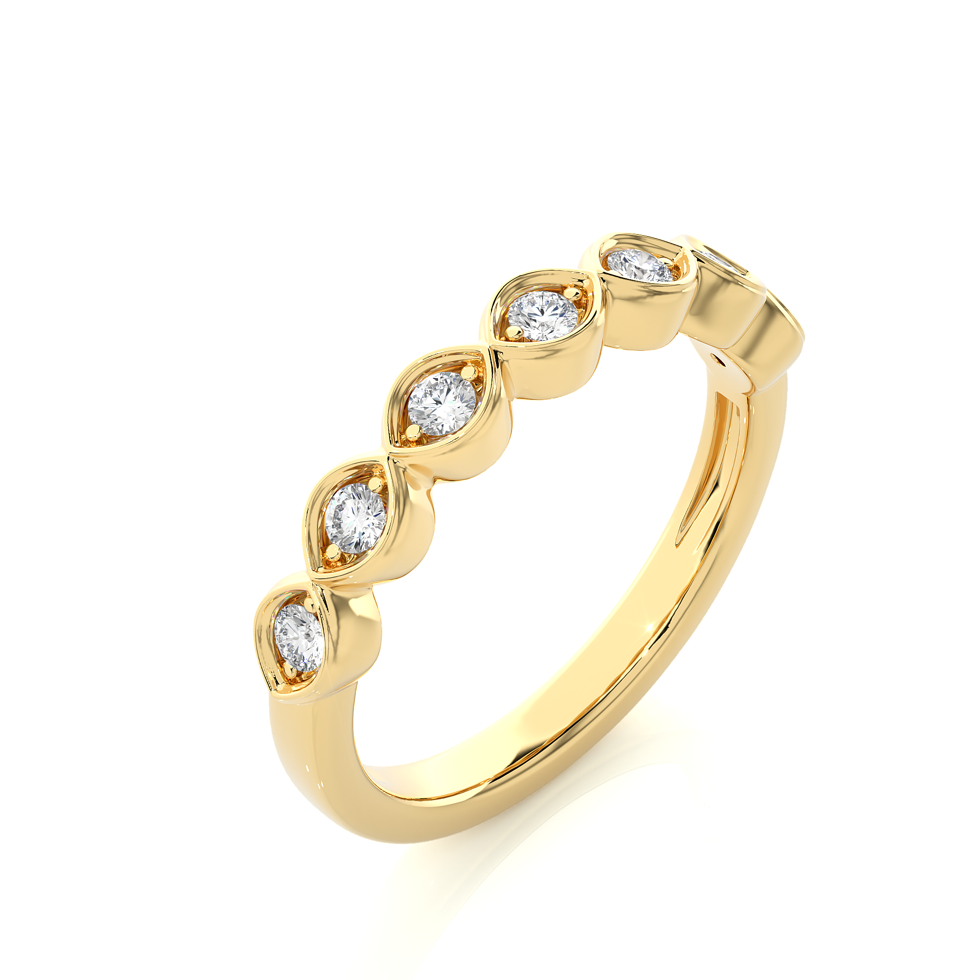 Love's Embrace Solitaire Lab Grown Diamond Ring