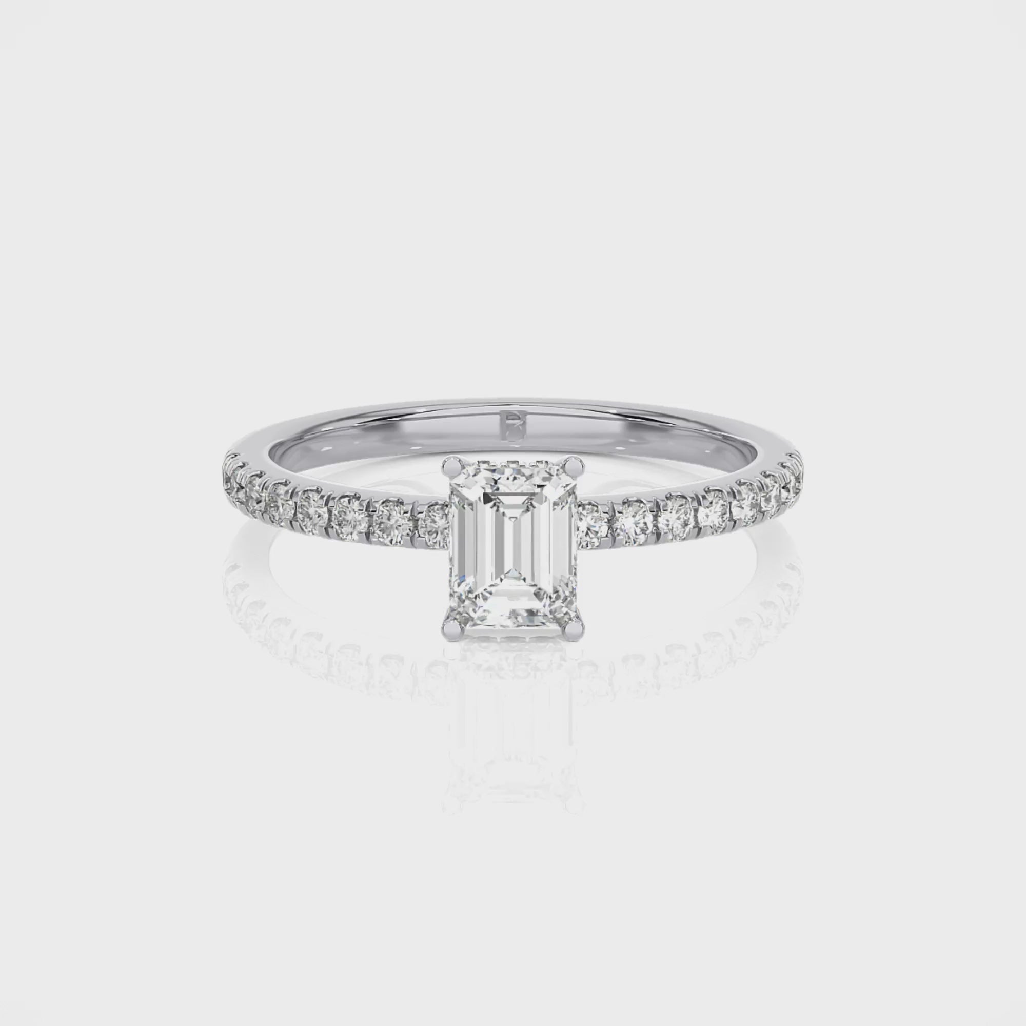 Timeless Allure Solitaire Lab Grown Diamond  Ring - Blu Diamonds